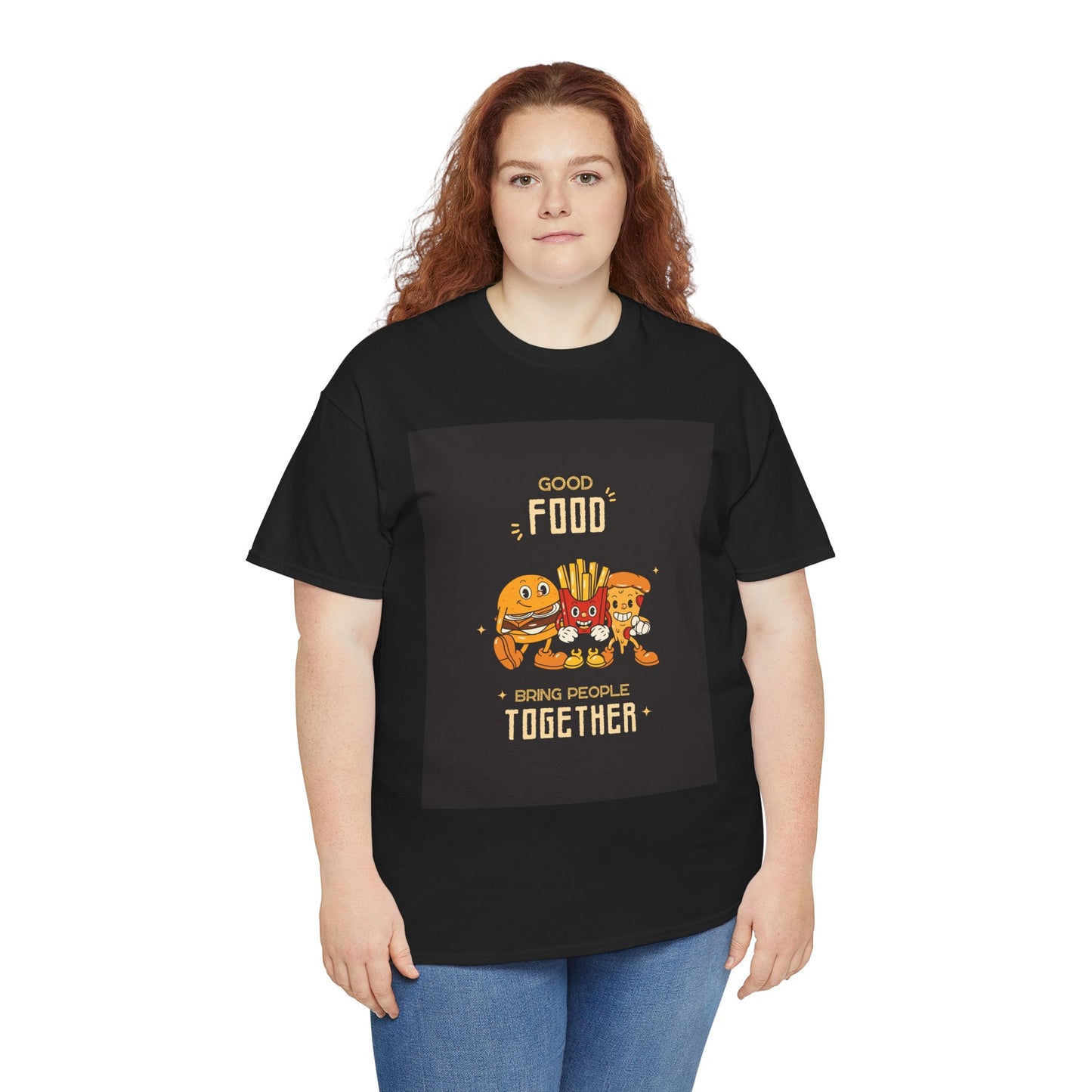Good Food Unisex Tee | Fun Foodie Shirt, Gift for Food Lovers, Casual Wear, Kitchen Humor, BBQ Party