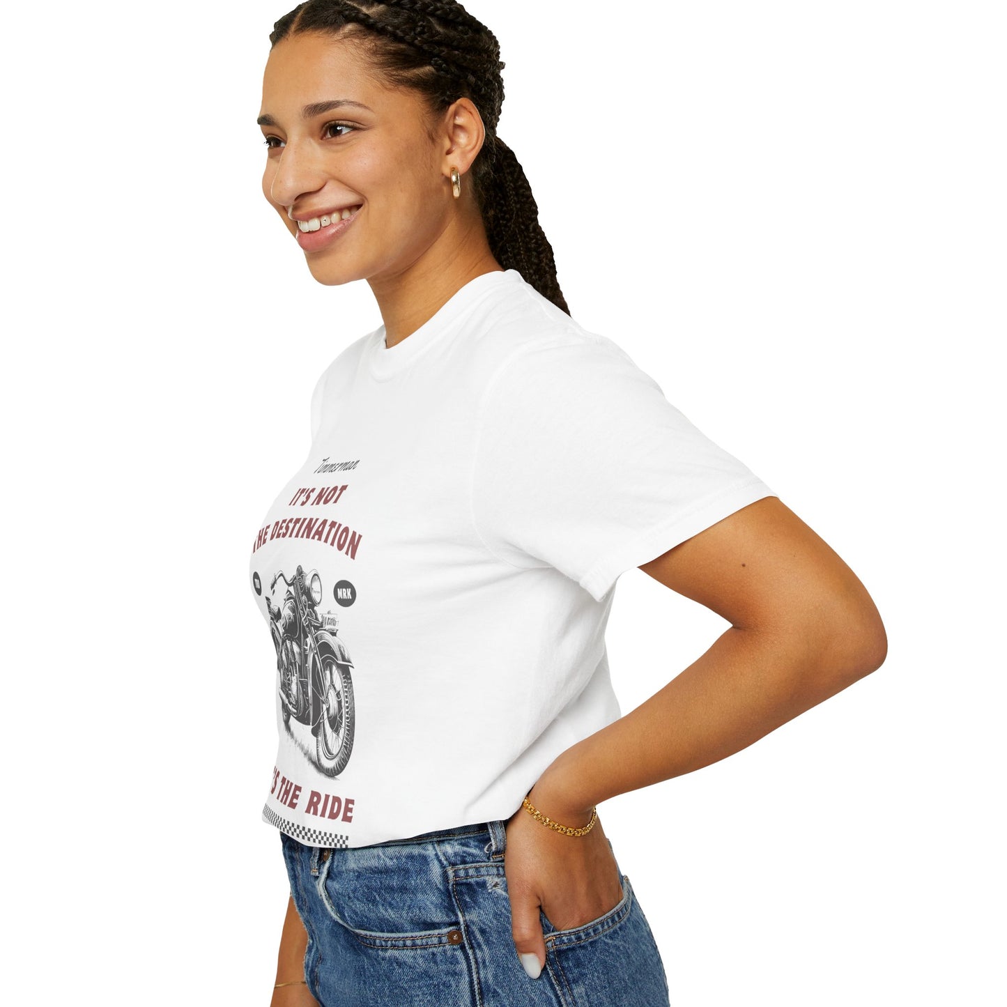 Vintage Motorcycle Ride T-Shirt - It's Not The Destination It's The Ride, Gift for Bikers, Adventure Clothing, Road Trip Outfit