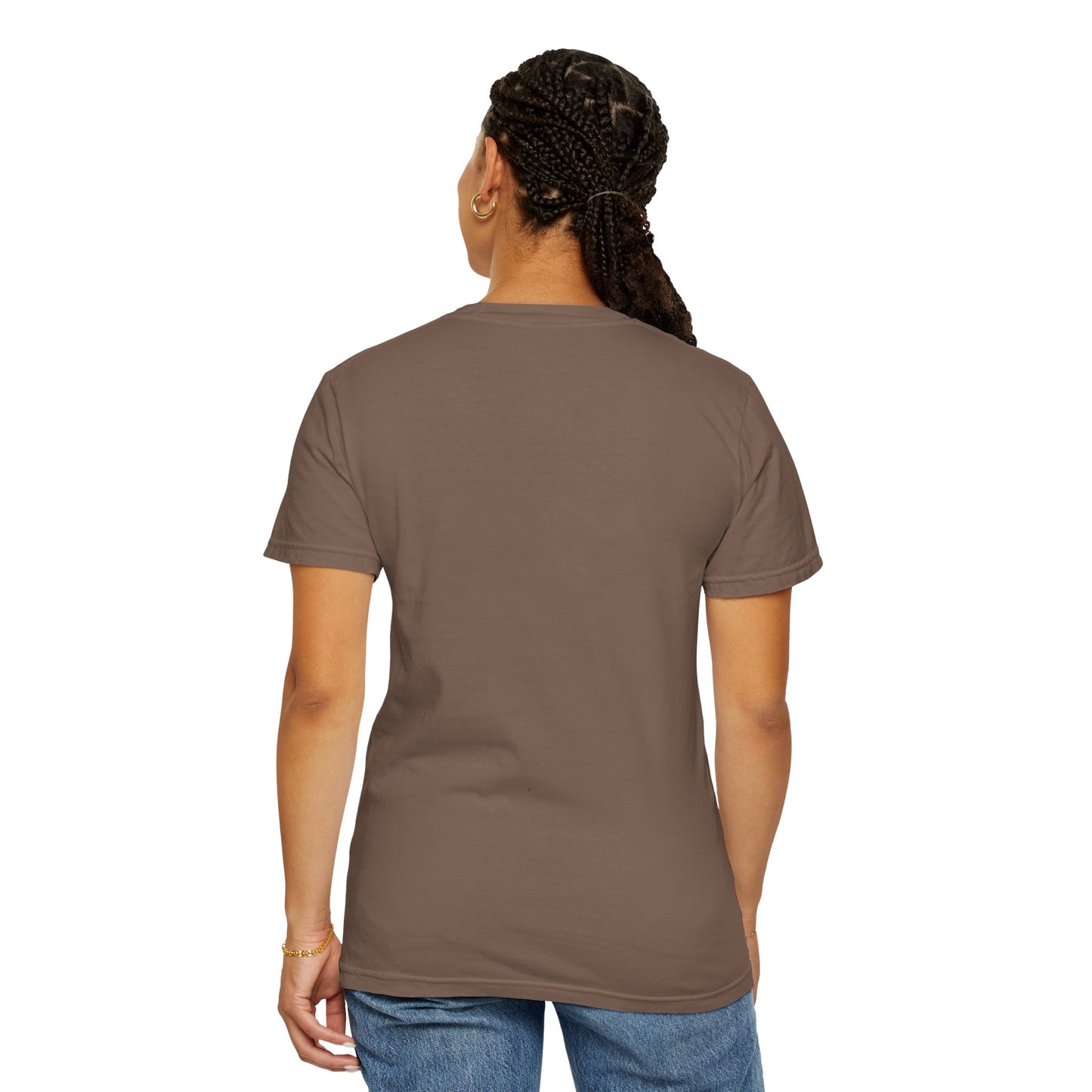 Unisex Dog Lover T-Shirt With Beautiful German Shepherd Puppy Resting On the Grass and Caption Selfless Beings