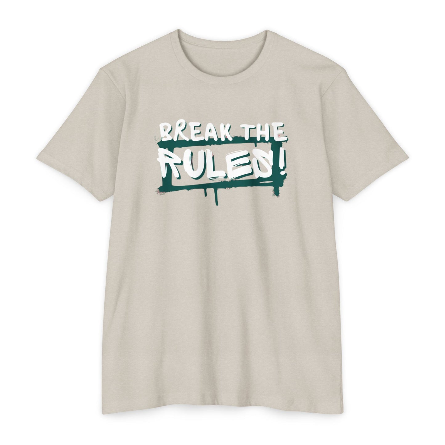 Break the Rules Graphic Tee, Unisex T-Shirt for Trendsetters, Casual Everyday Wear, Gift for Teens, Fun Statement Shirt
