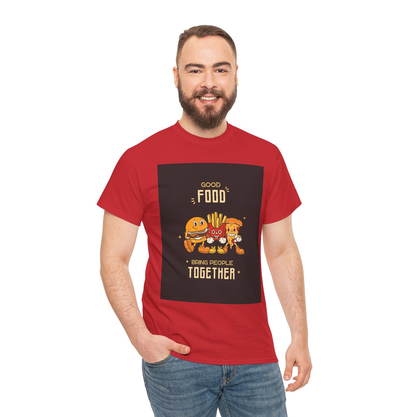 Good Food Unisex Tee | Fun Foodie Shirt, Gift for Food Lovers, Casual Wear, Kitchen Humor, BBQ Party
