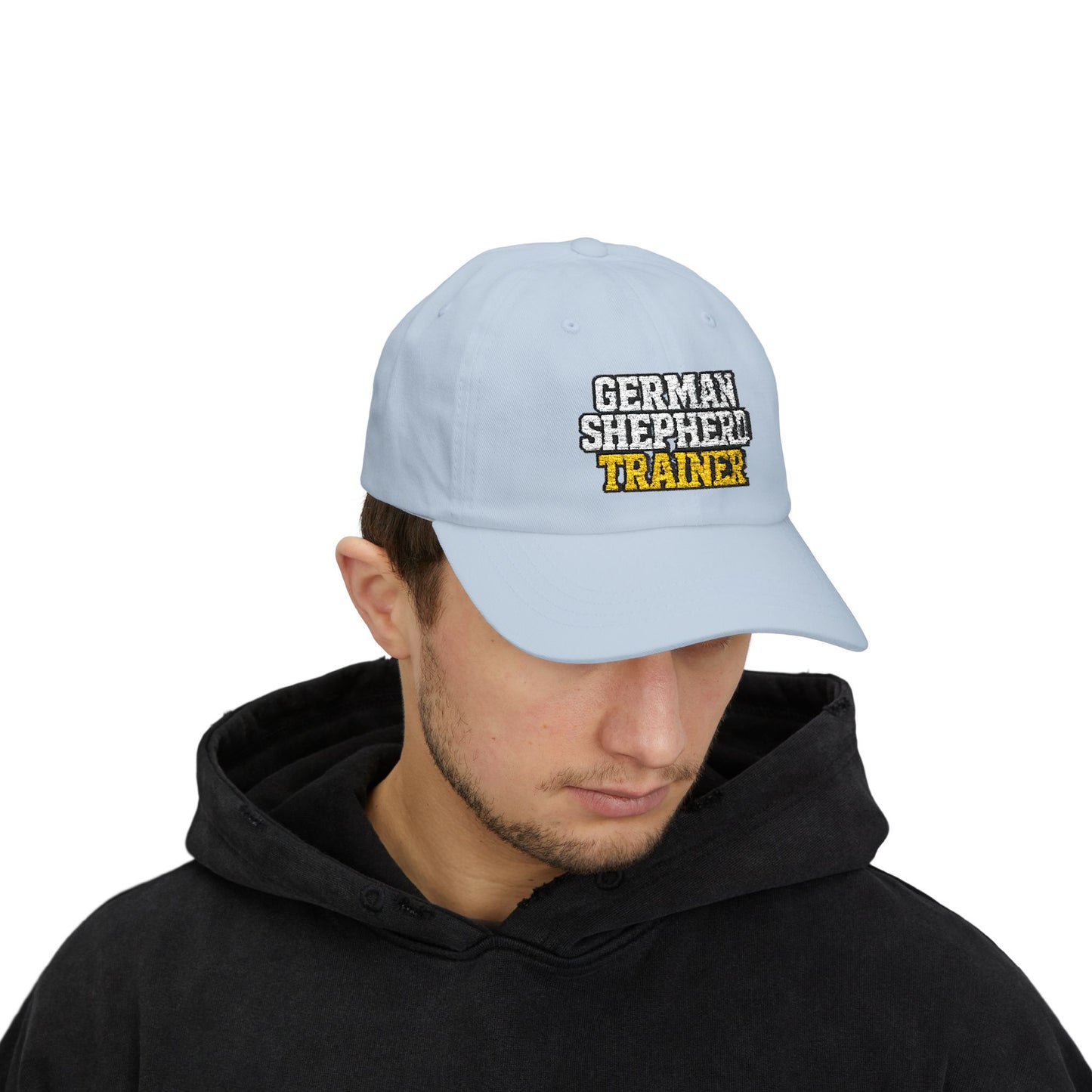 Embroidered German Shepherd Trainer Dad Cap | Perfect Gift for Dog Owners