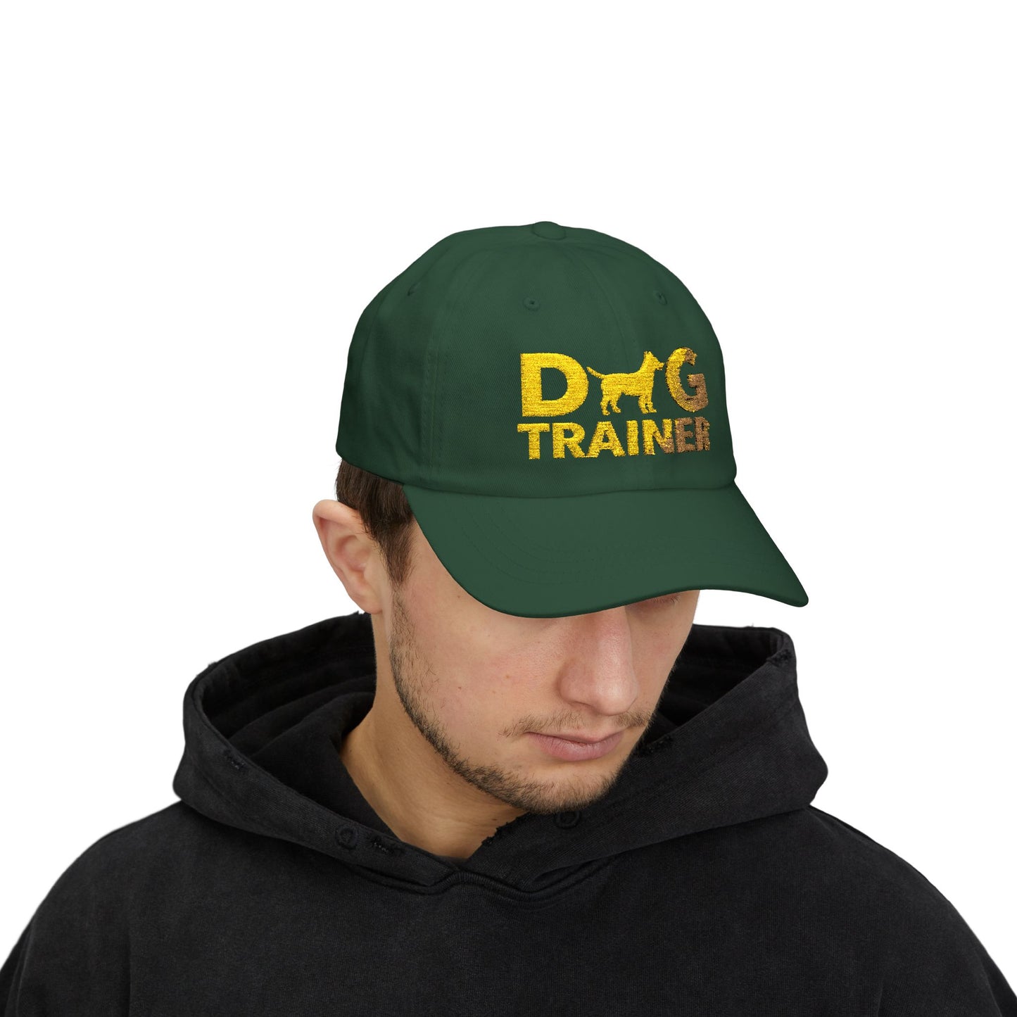 Dog Trainer Classic Dad Cap, Golden Embroidery Design, Pet Trainer Gift, Casual Wear