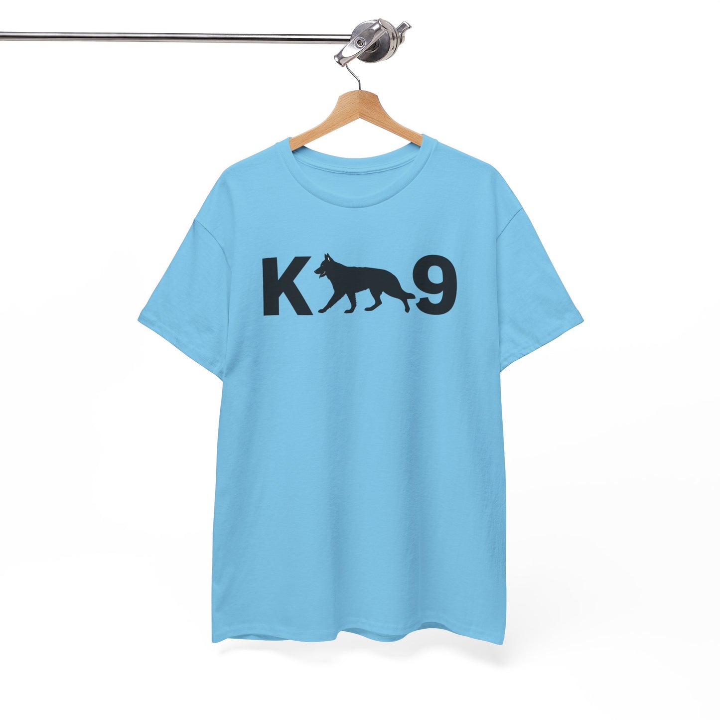 Black German Shepherd K9 Unisex Heavy Cotton Tee - Perfect for Dog Lovers, Pet Owners