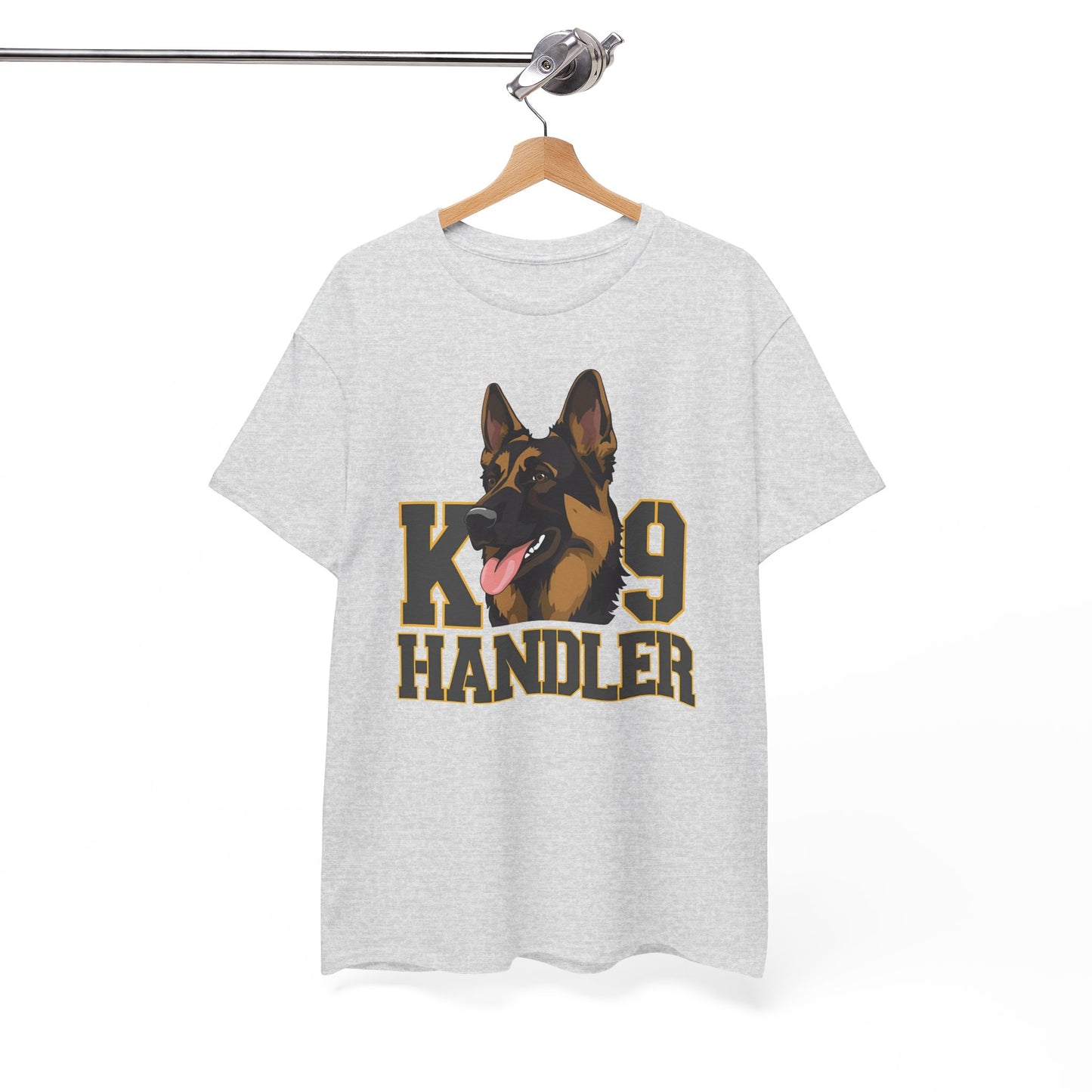 German Shepherd K9 Handler Tee, Perfect for Dog Lovers, Gift for Pet Owners, Unisex Cotton T-Shirt