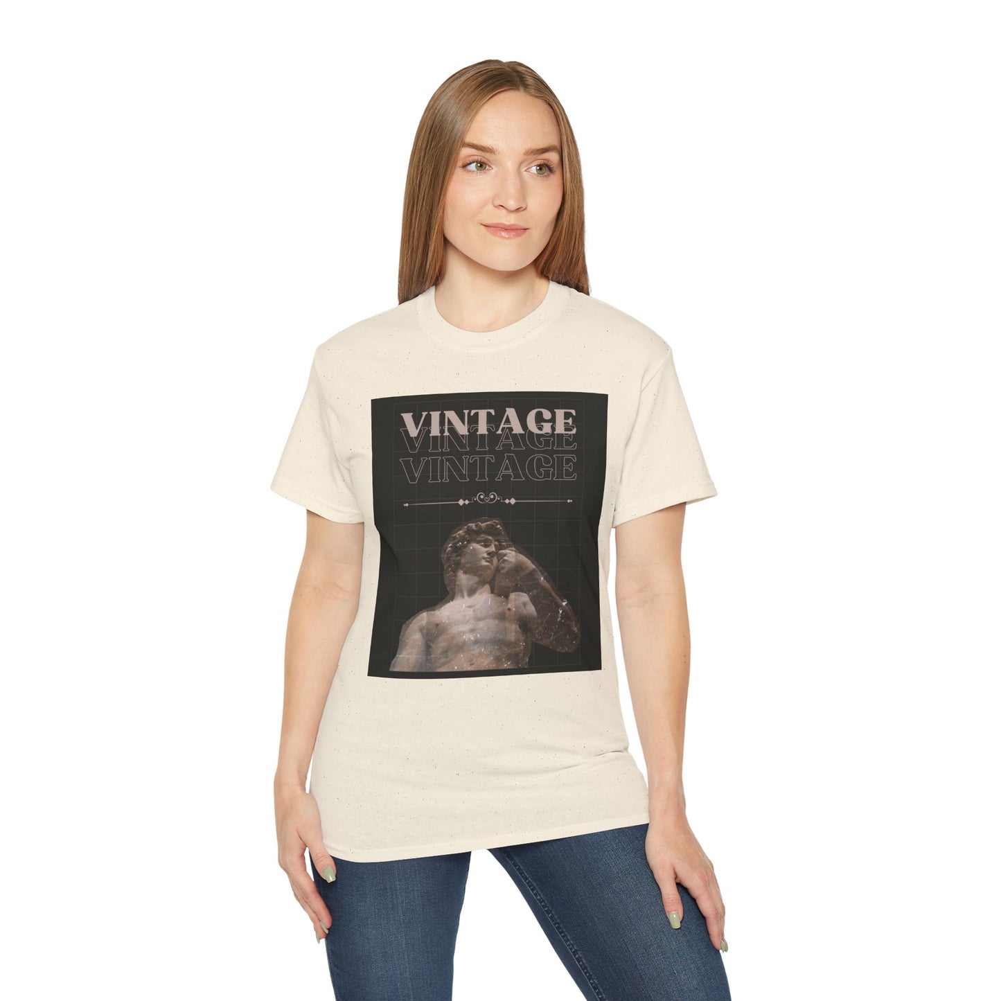 Vintage Ancient Roman Sculpture Art Unisex Tee, Retro Graphic T-Shirt, Casual Wear, Gift for Art Lovers, Unique Vintage Style Tee