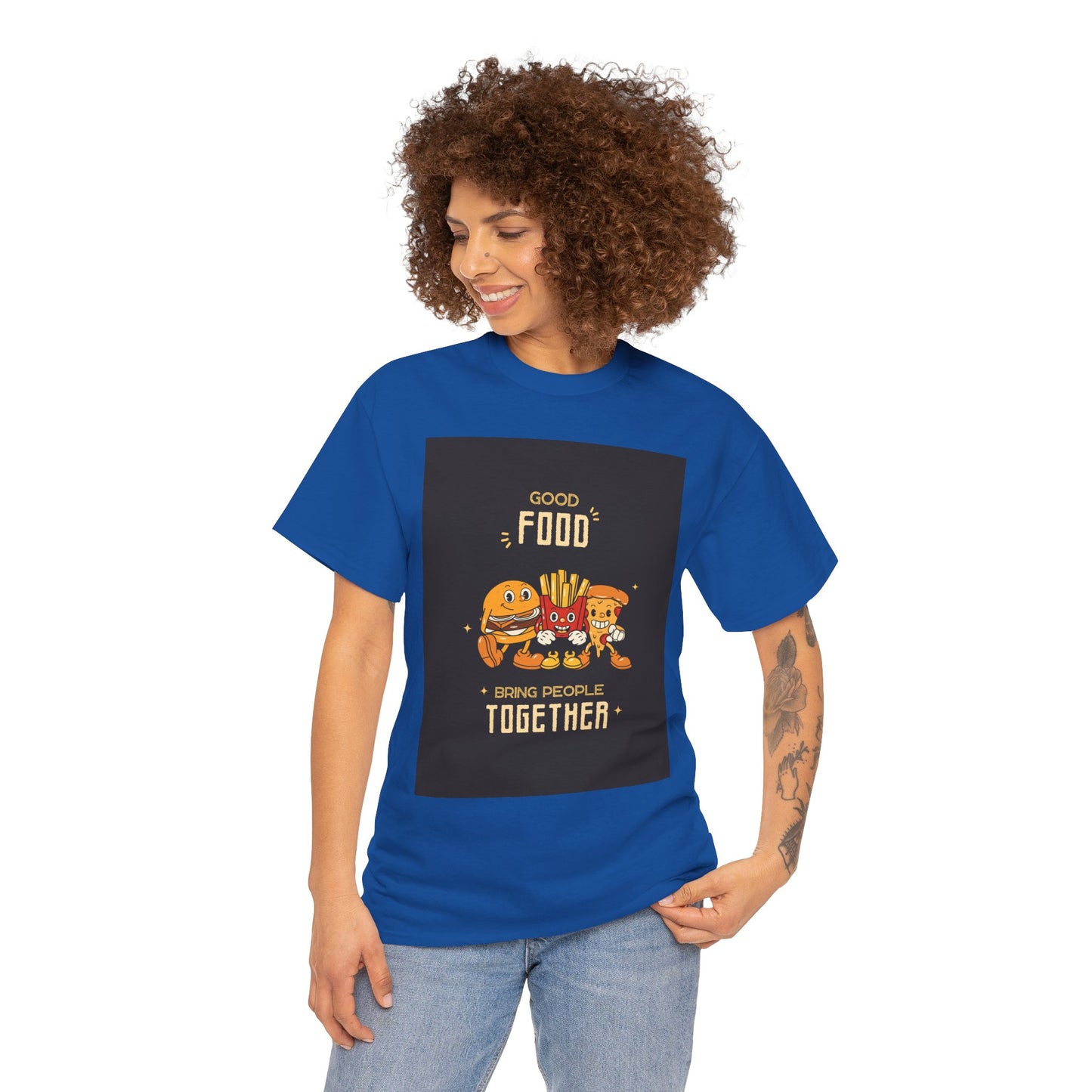 Good Food Unisex Tee | Fun Foodie Shirt, Gift for Food Lovers, Casual Wear, Kitchen Humor, BBQ Party