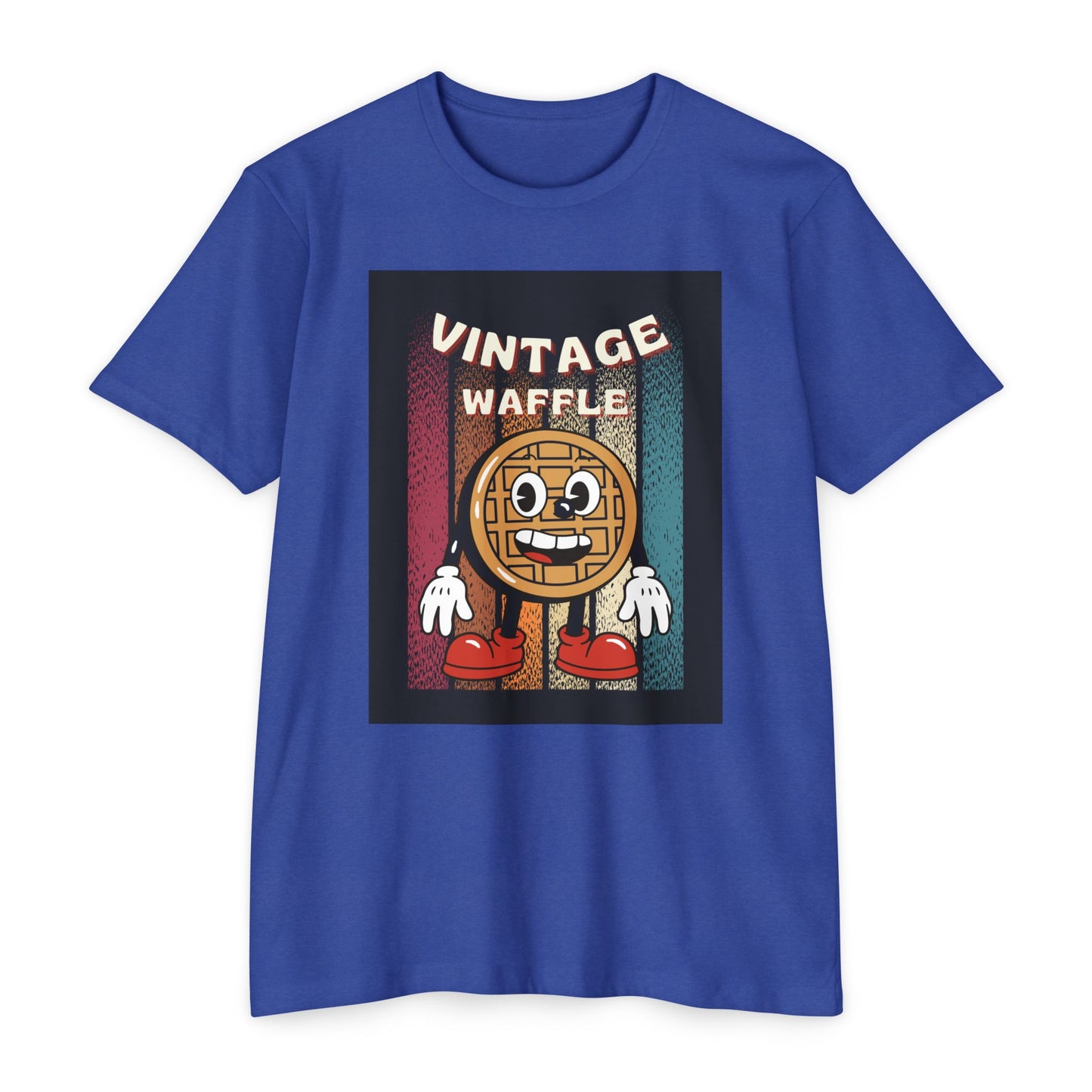 Vintage Waffle Unisex T-Shirt, Fun Retro Tee, Foodie Apparel, Perfect Gift for Breakfast Lovers, Casual Everyday Wear, Unique Graphic Shirt