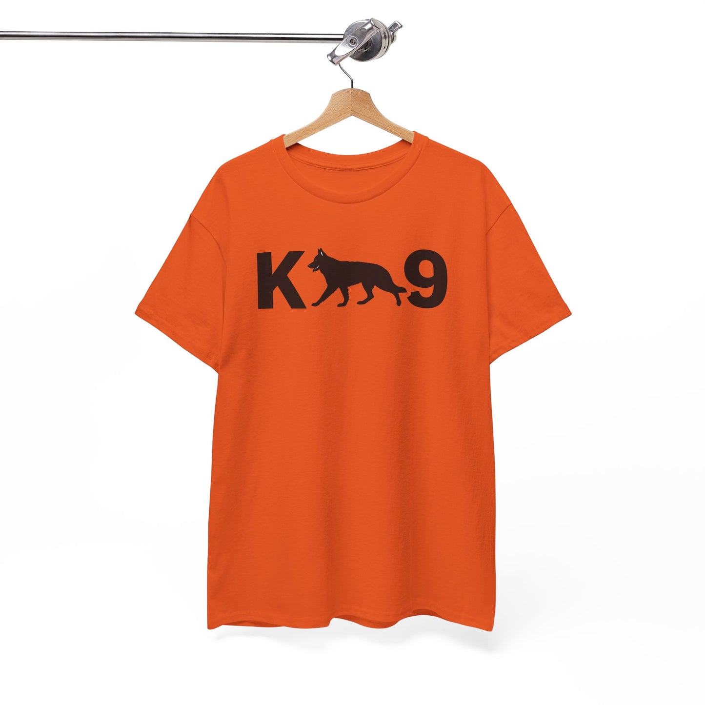 Black German Shepherd K9 Unisex Heavy Cotton Tee - Perfect for Dog Lovers, Pet Owners