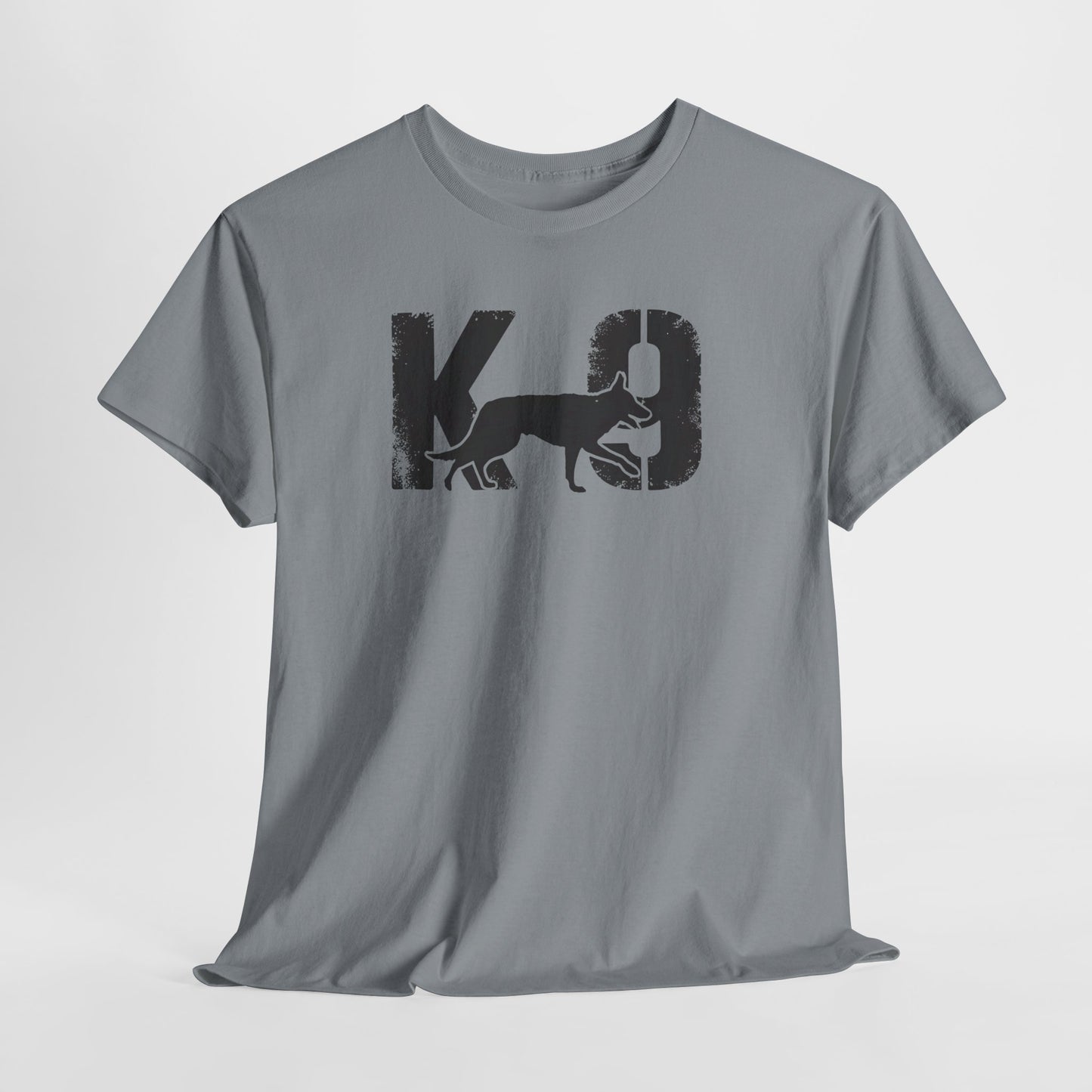 K-9 Dog Lover's Unisex Heavy Cotton Tee | T-Shirt for K-9 Handler | Dog Between K and 9 Design