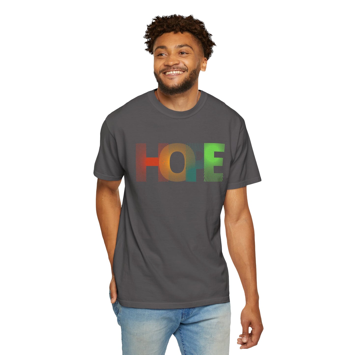 Hope Graphic Unisex T-Shirt - Colorful Inspirational Tee, Gift for Hope Enthusiasts, Casual Wear, Positive Vibes, Eco-Friendly Apparel