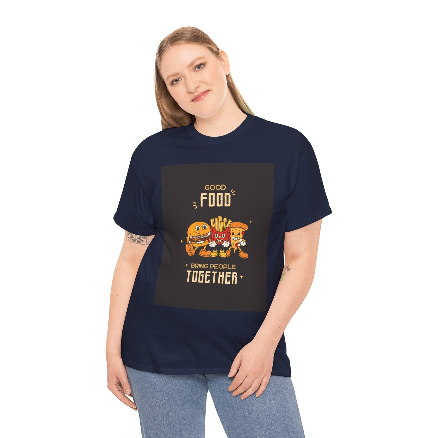Good Food Unisex Tee | Fun Foodie Shirt, Gift for Food Lovers, Casual Wear, Kitchen Humor, BBQ Party