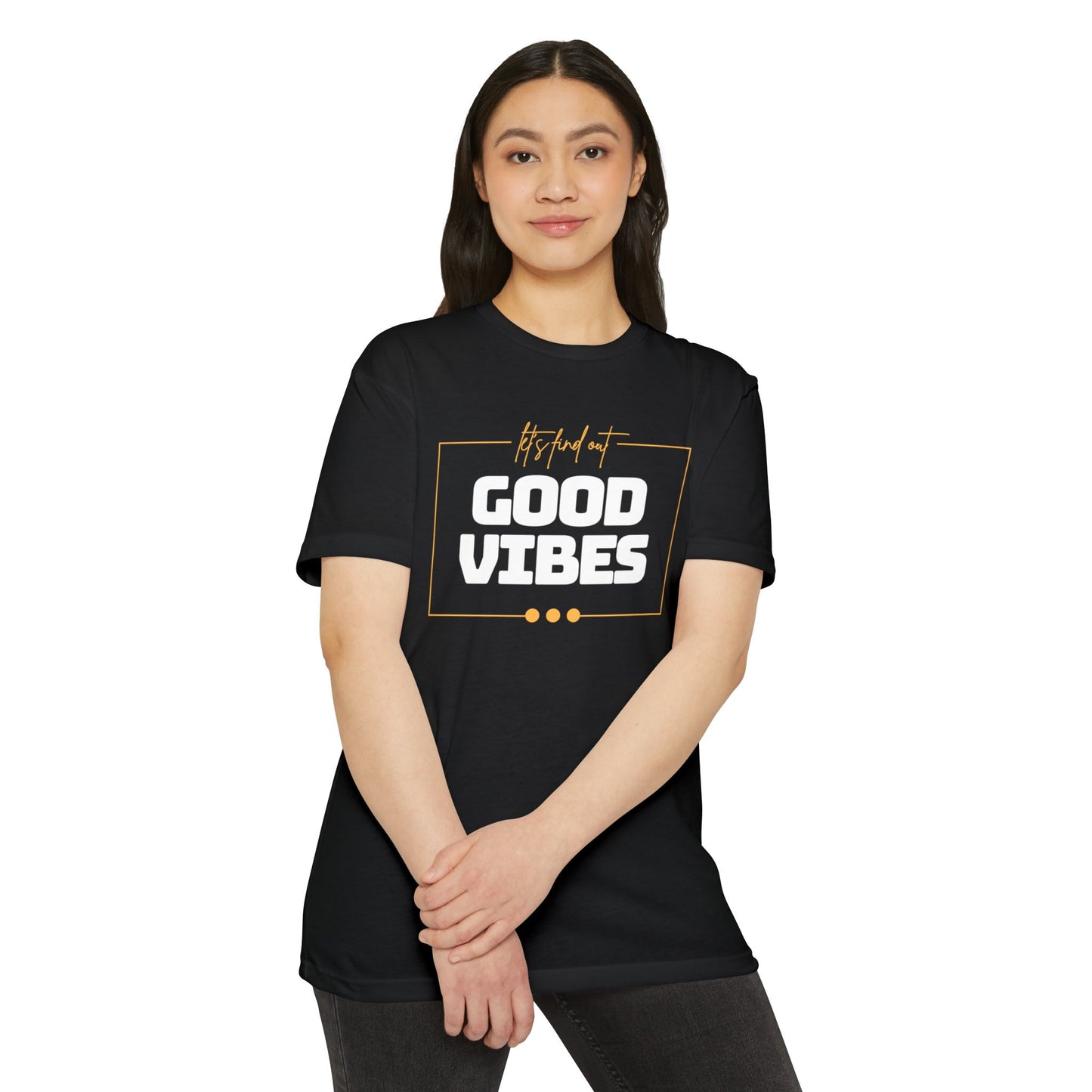 Good Vibes Unisex CVC Jersey T-shirt, Casual Tee, Positive Messaging Shirt, Everyday Wear, Gift for Friends