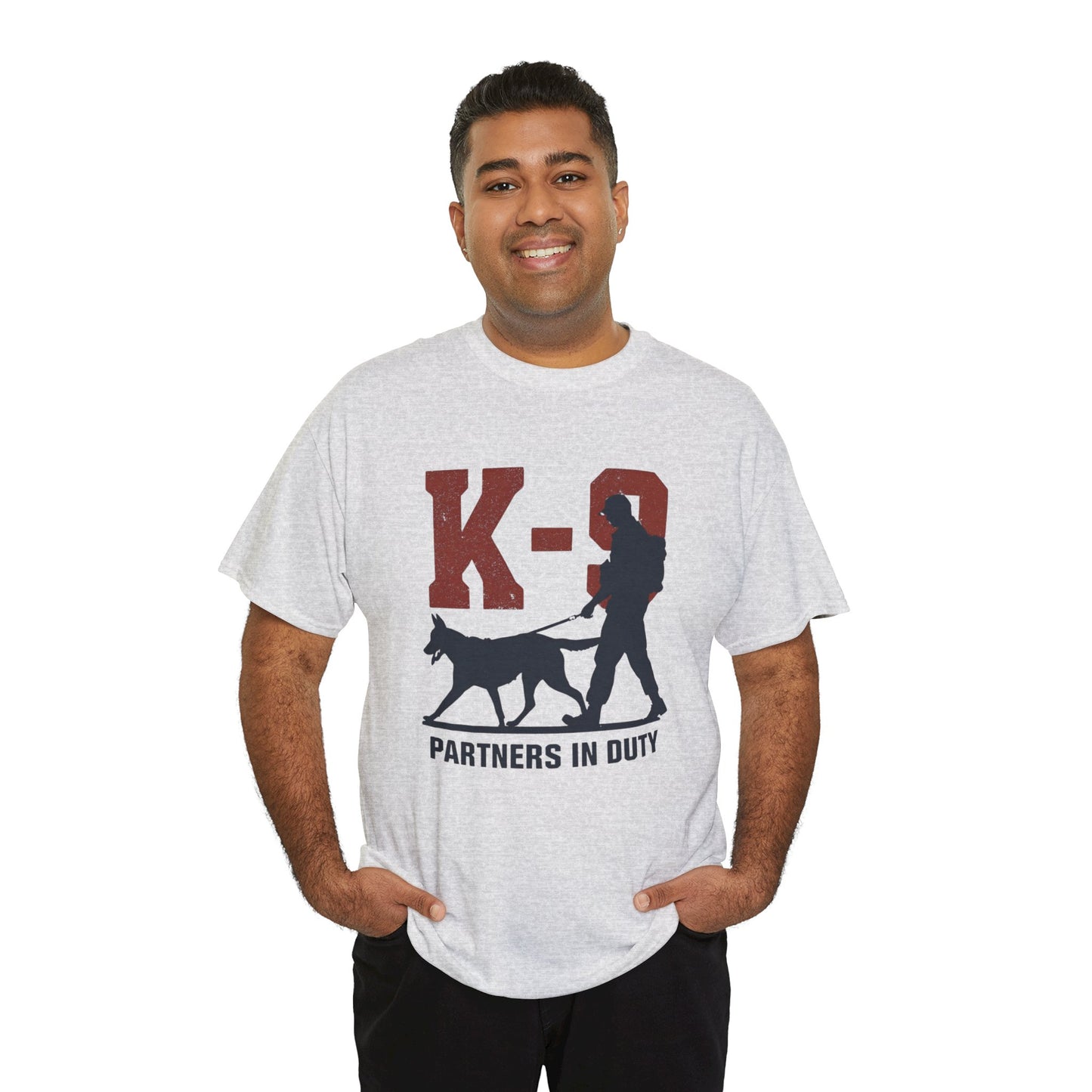 K-9 Partners in Duty Tee, Dog Handler T-Shirt, Dog Lover Tee, Police Dog Apparel, Dog Owner T-Shirt