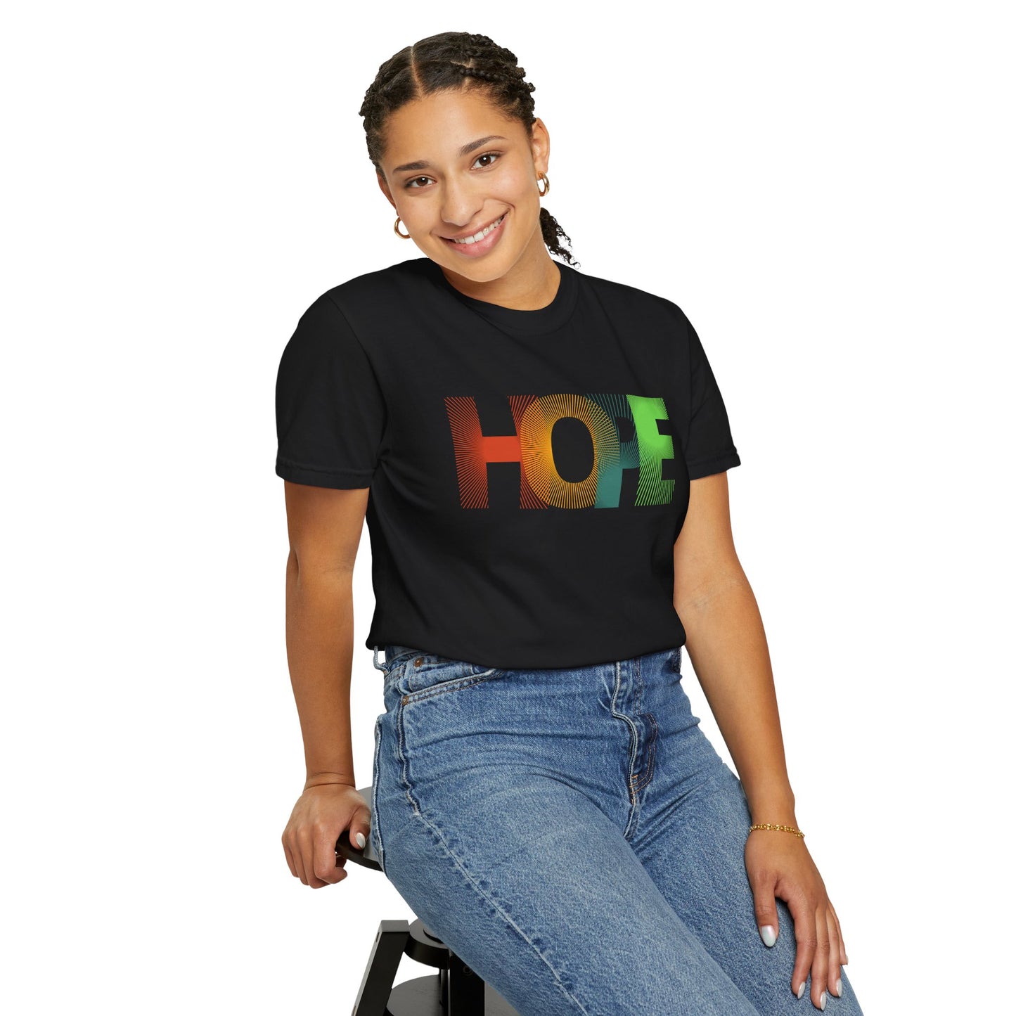 Hope Graphic Unisex T-Shirt - Colorful Inspirational Tee, Gift for Hope Enthusiasts, Casual Wear, Positive Vibes, Eco-Friendly Apparel