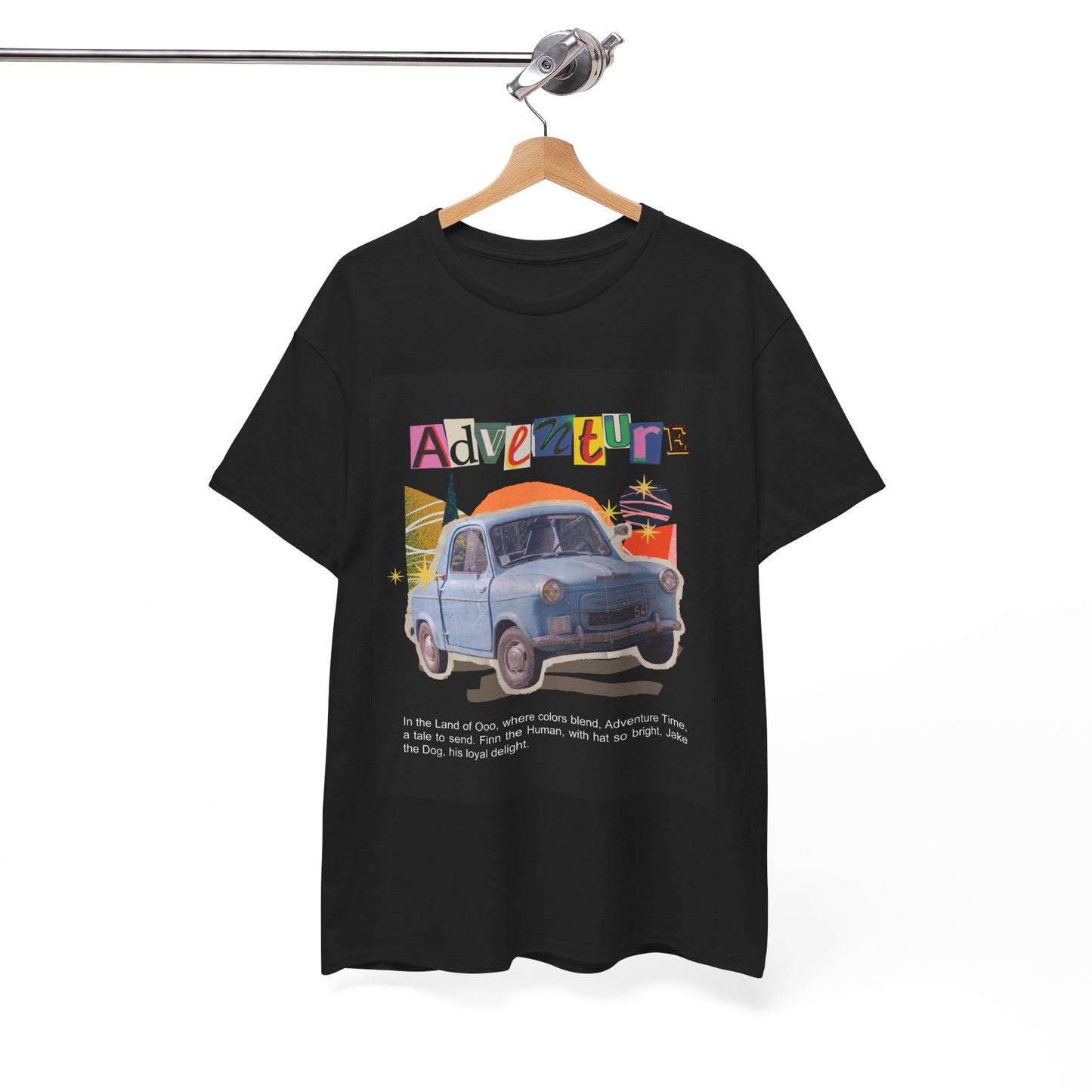 Adventure-Themed Unisex Cotton Tee, Retro Car Graphic Tee, Travel T-Shirt, Gift for Adventurers, Vintage Exploration Top