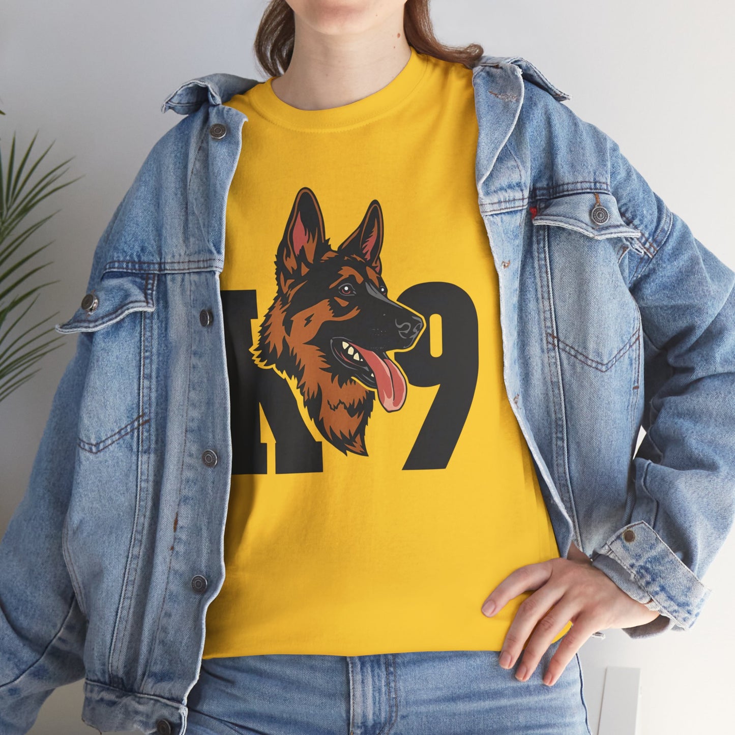 German Shepherd K9 Lover Unisex Heavy Cotton Tee | Dog Owner Gift, Dog Lover Apparel