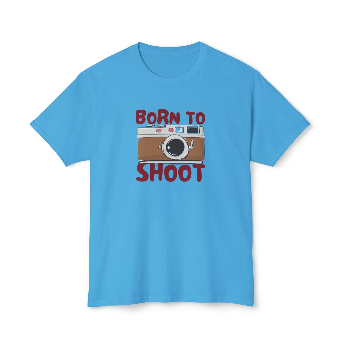 Camera Lover's Unisex T-Shirt – Born to Shoot, Photography Gift, Fun Shirt for Photographers, Unique Tee for Events, Casual Wear