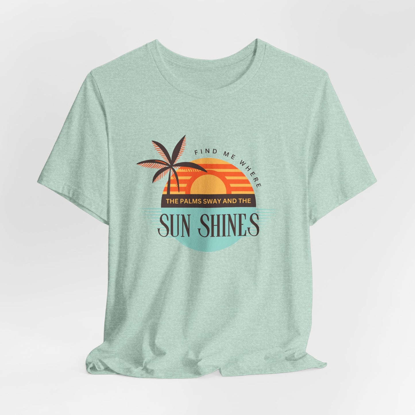 Tropical Vibes Tee - Relaxing Beach Sunset Design for Travelers and Summer Lovers, Perfect Gift for Vacations, Beach Days, and Casual Style