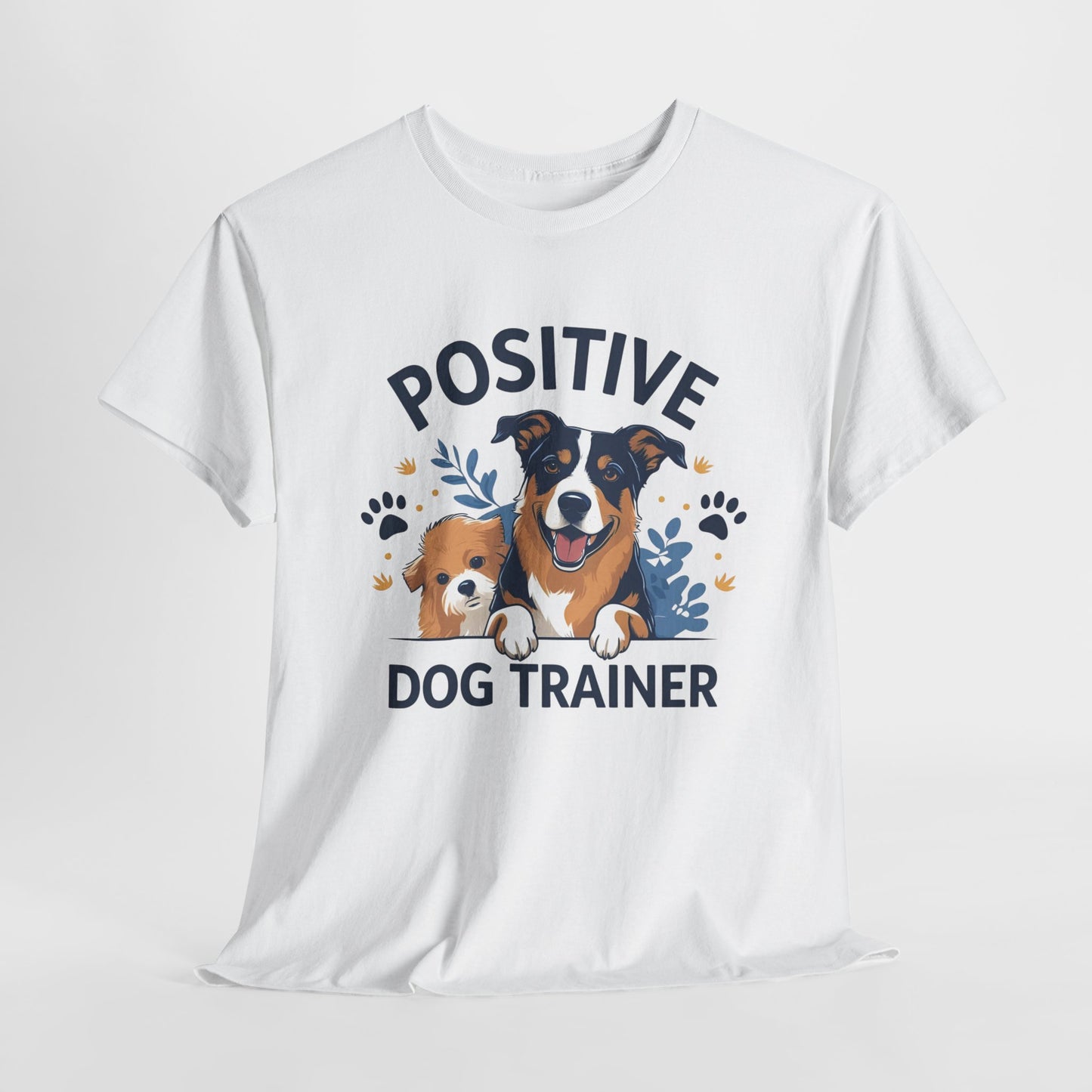Positive Dog Trainer Tee, Dog Lover Gift, Unisex Cotton T-Shirt, Pet Training Apparel, Animal Care, Casual Dog Shirt