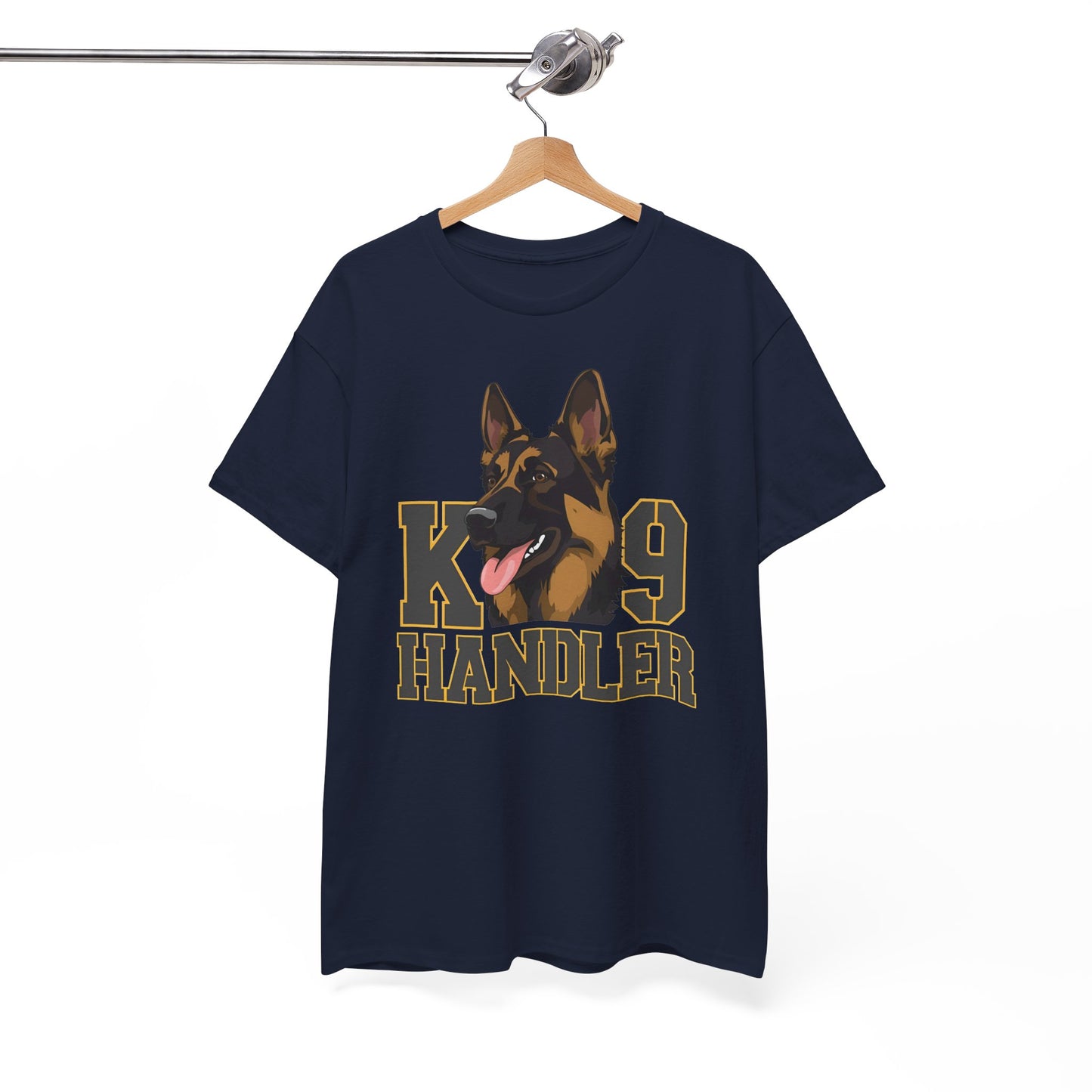 German Shepherd K9 Handler Tee, Perfect for Dog Lovers, Gift for Pet Owners, Unisex Cotton T-Shirt