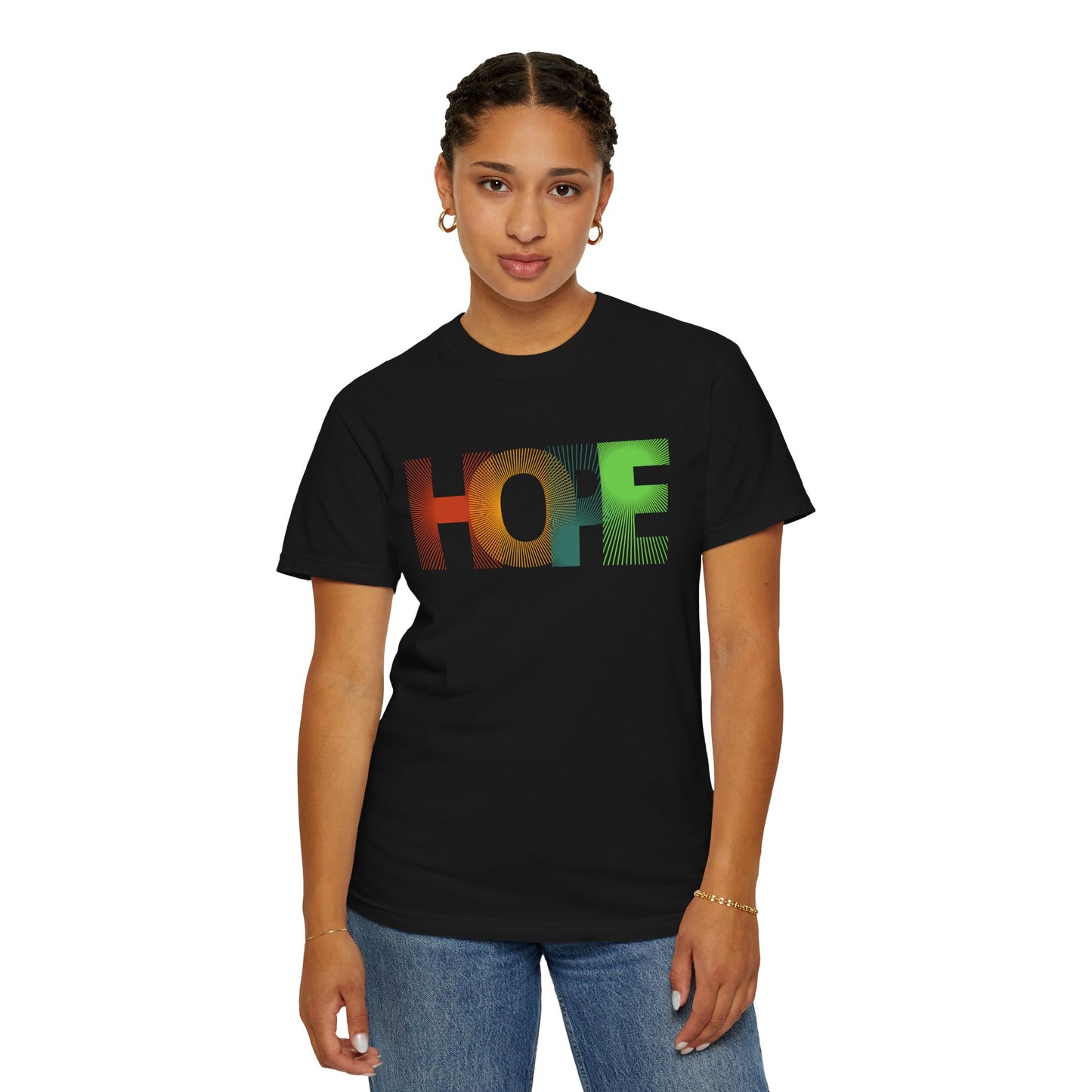 Hope Graphic Unisex T-Shirt - Colorful Inspirational Tee, Gift for Hope Enthusiasts, Casual Wear, Positive Vibes, Eco-Friendly Apparel