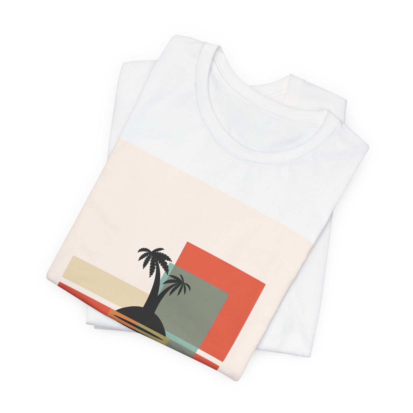 Tropical Sunset Tee, Summer Vibes Shirt, Vacation Outfit, Unisex Graphic Tee, Gift for Beach Lovers, Casual Wear