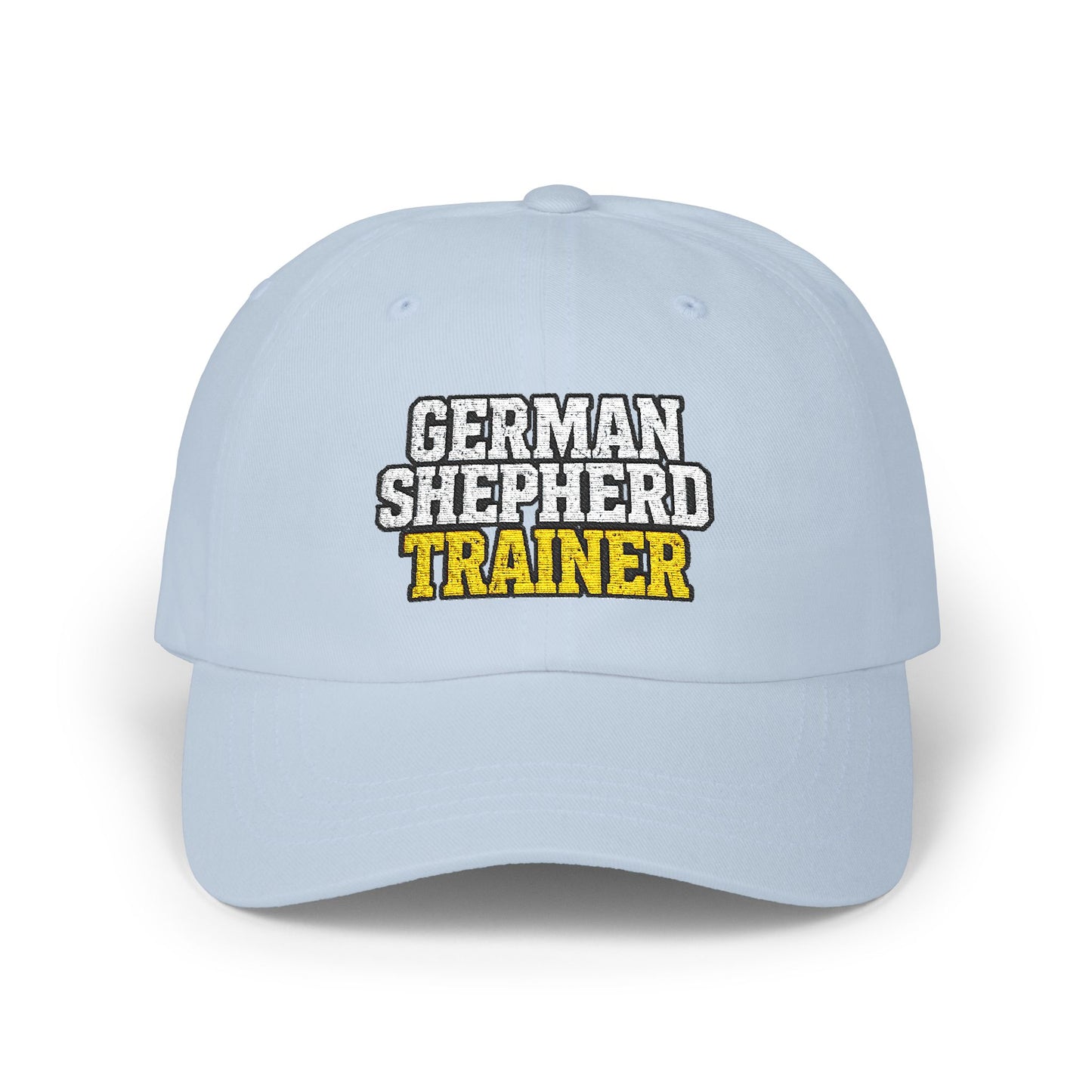 Embroidered German Shepherd Trainer Dad Cap | Perfect Gift for Dog Owners