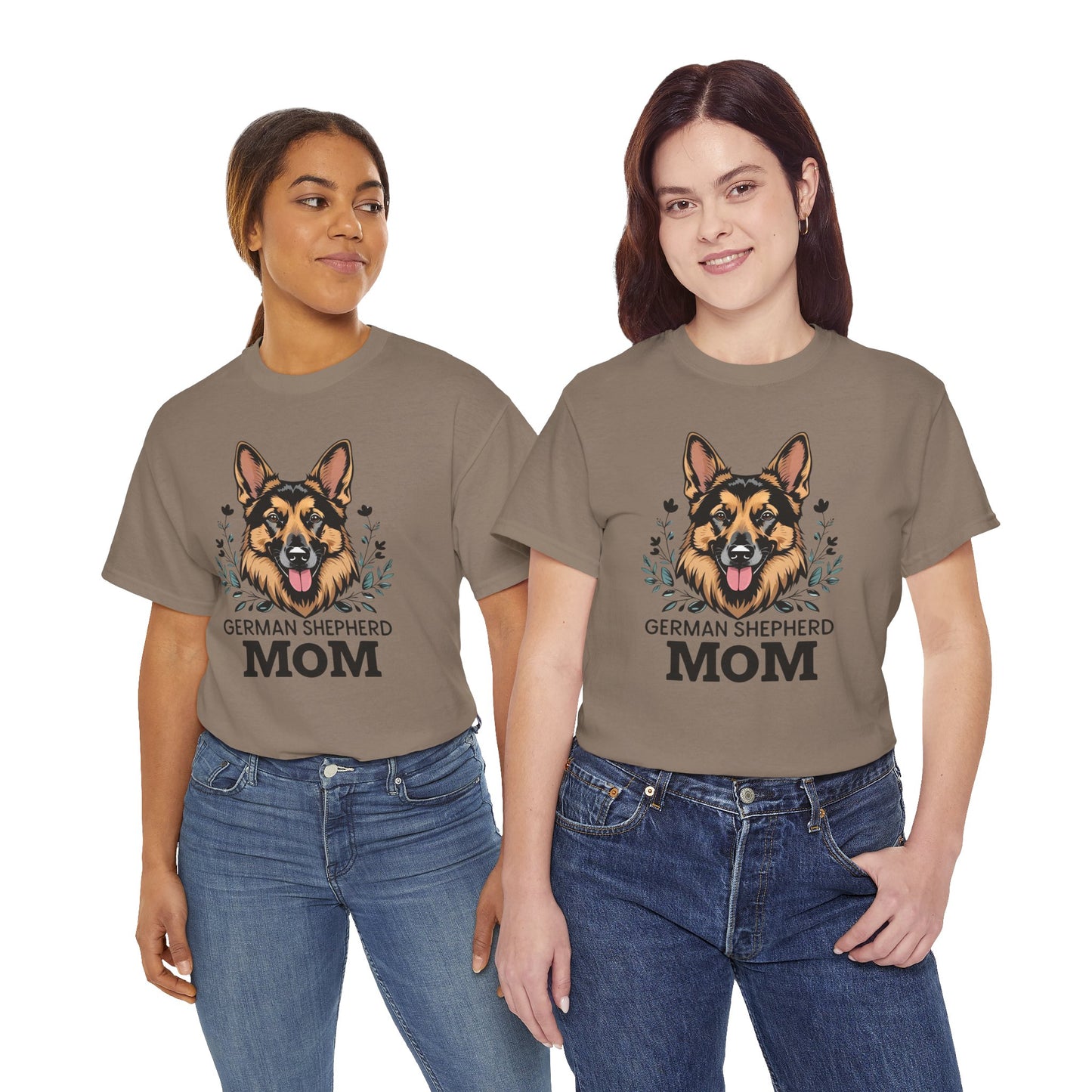 German Shepherd Mom Tee - Perfect Gift for Dog Lovers, Animal Lovers, Pet Parenthood, Birthday, Mother's Day