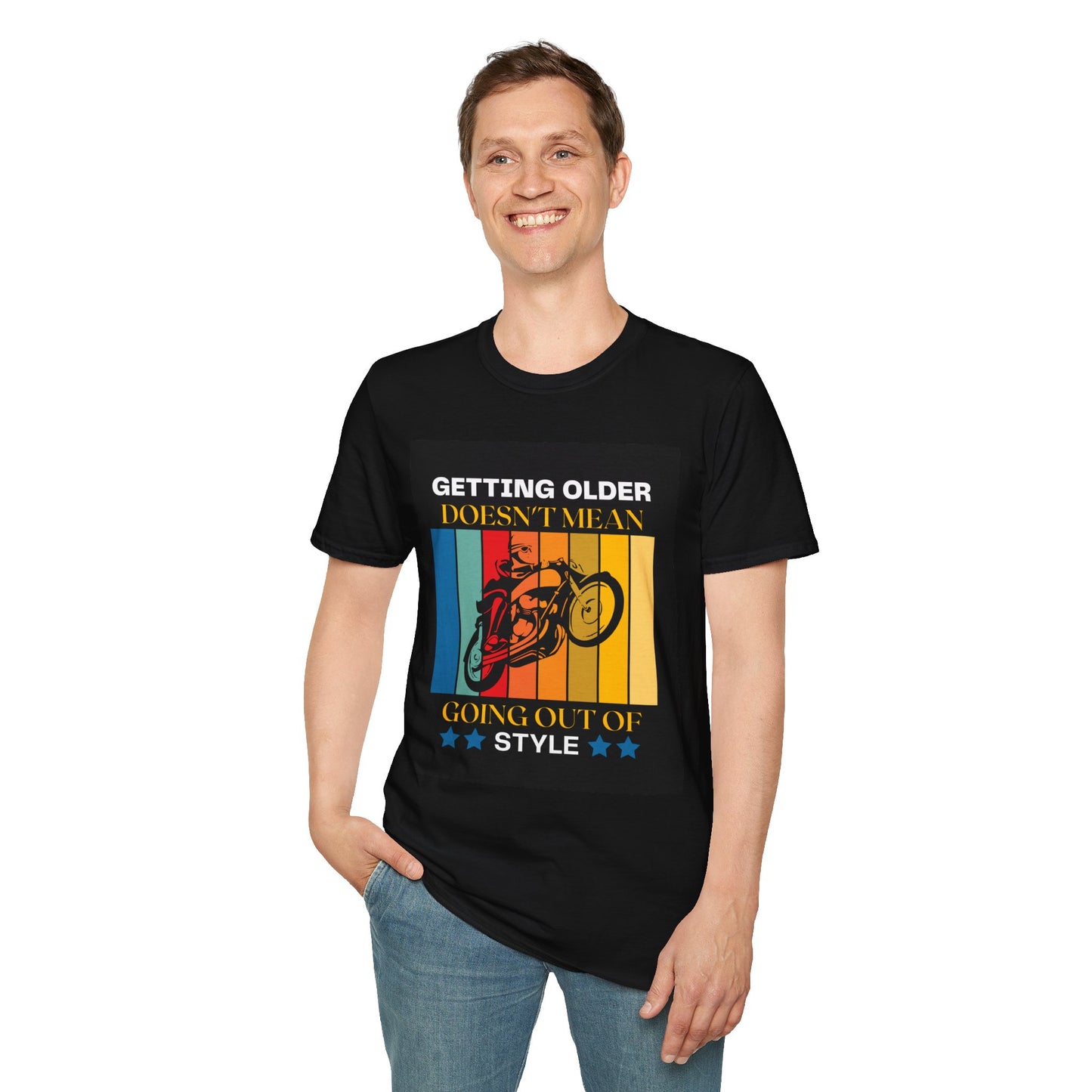 Vintage Motorcycle T-Shirt - Fun Gift for Bikers, Birthday, Unisex Apparel, Casual Wear, Fashion Statement