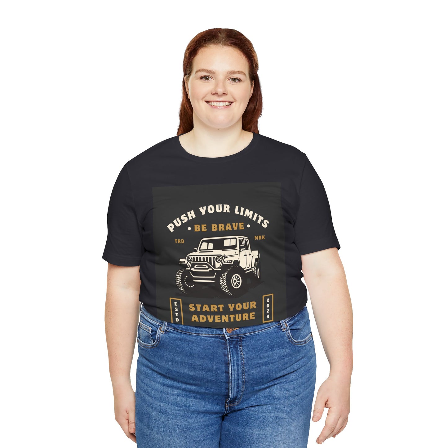 Push Your Limits Adventure-Inspiring Unisex Jersey Tee, Outdoor Shirt, Motivational T-Shirt, Gift for Adventurers, Hiking Apparel, Travel Tee