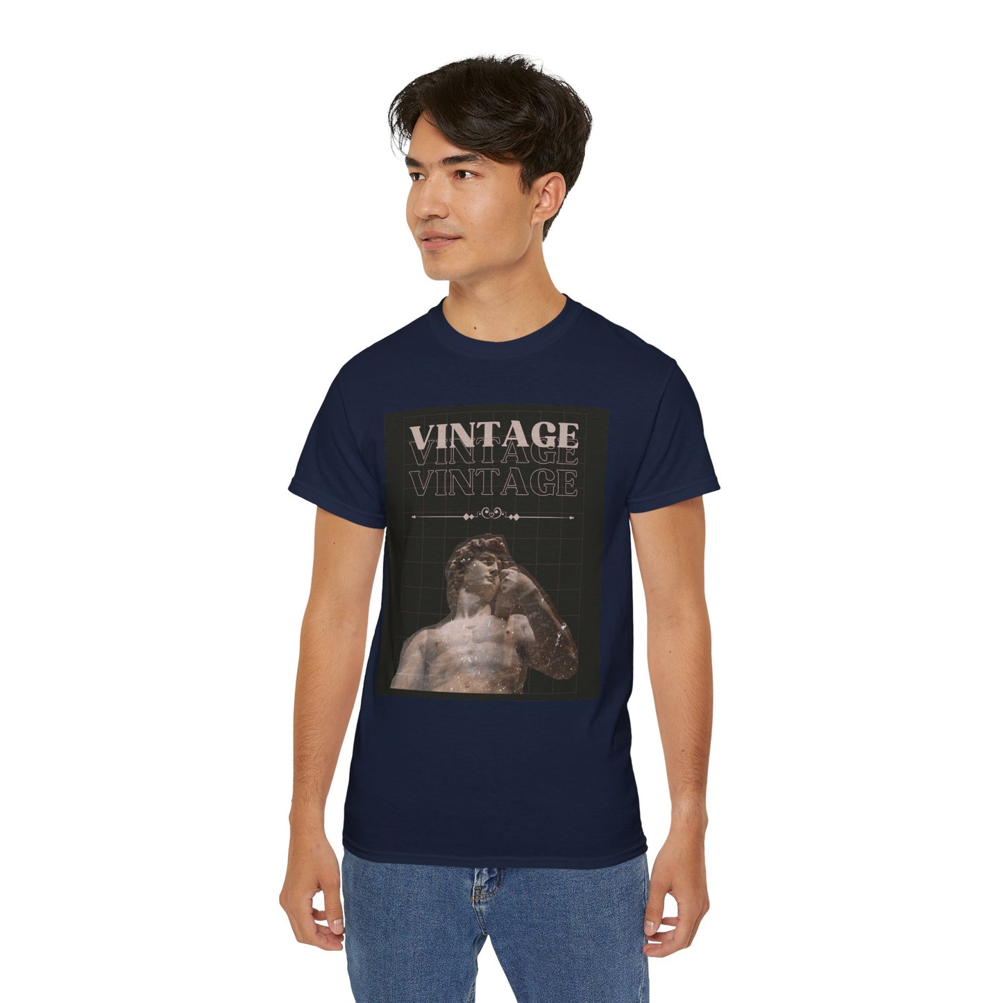Vintage Ancient Roman Sculpture Art Unisex Tee, Retro Graphic T-Shirt, Casual Wear, Gift for Art Lovers, Unique Vintage Style Tee