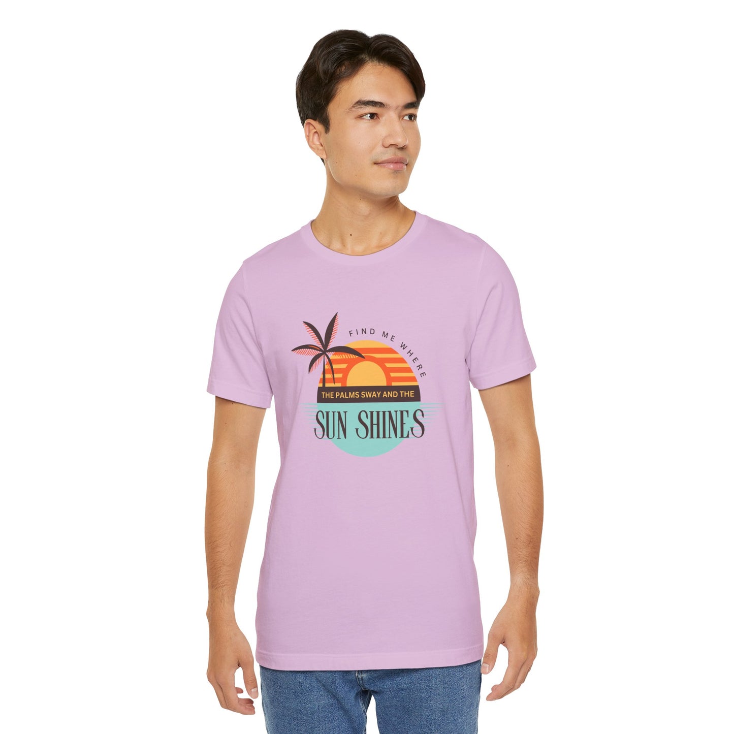 Tropical Vibes Tee - Relaxing Beach Sunset Design for Travelers and Summer Lovers, Perfect Gift for Vacations, Beach Days, and Casual Style