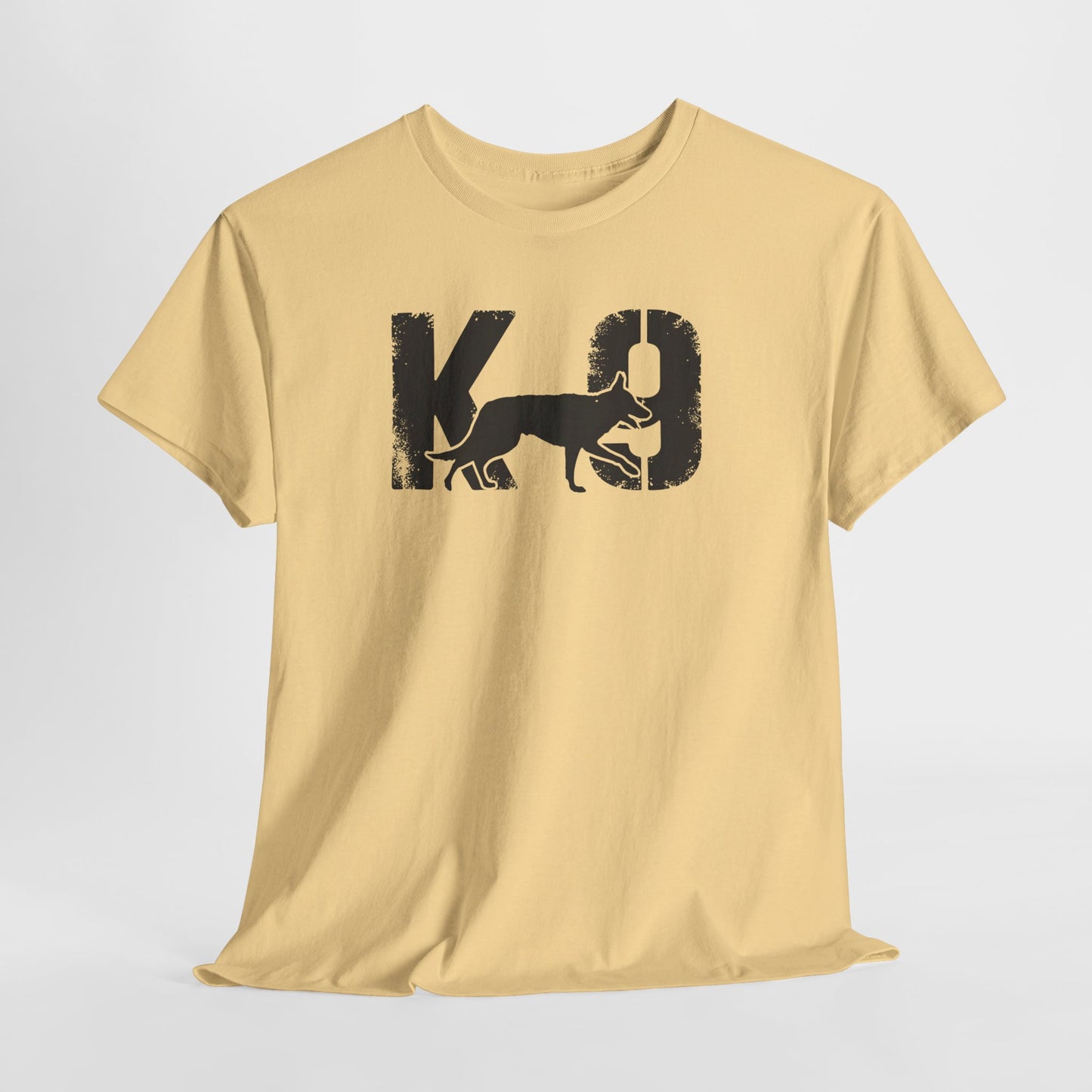 K-9 Dog Lover's Unisex Heavy Cotton Tee | T-Shirt for K-9 Handler | Dog Between K and 9 Design