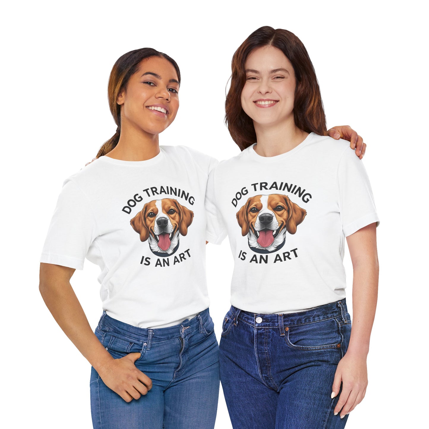 Dog Training is An Art Tee - Unisex Jersey Short Sleeve, Gift for Dog Lovers, Training T-Shirt, Dog Owner Apparel, Cute Canine Shirt