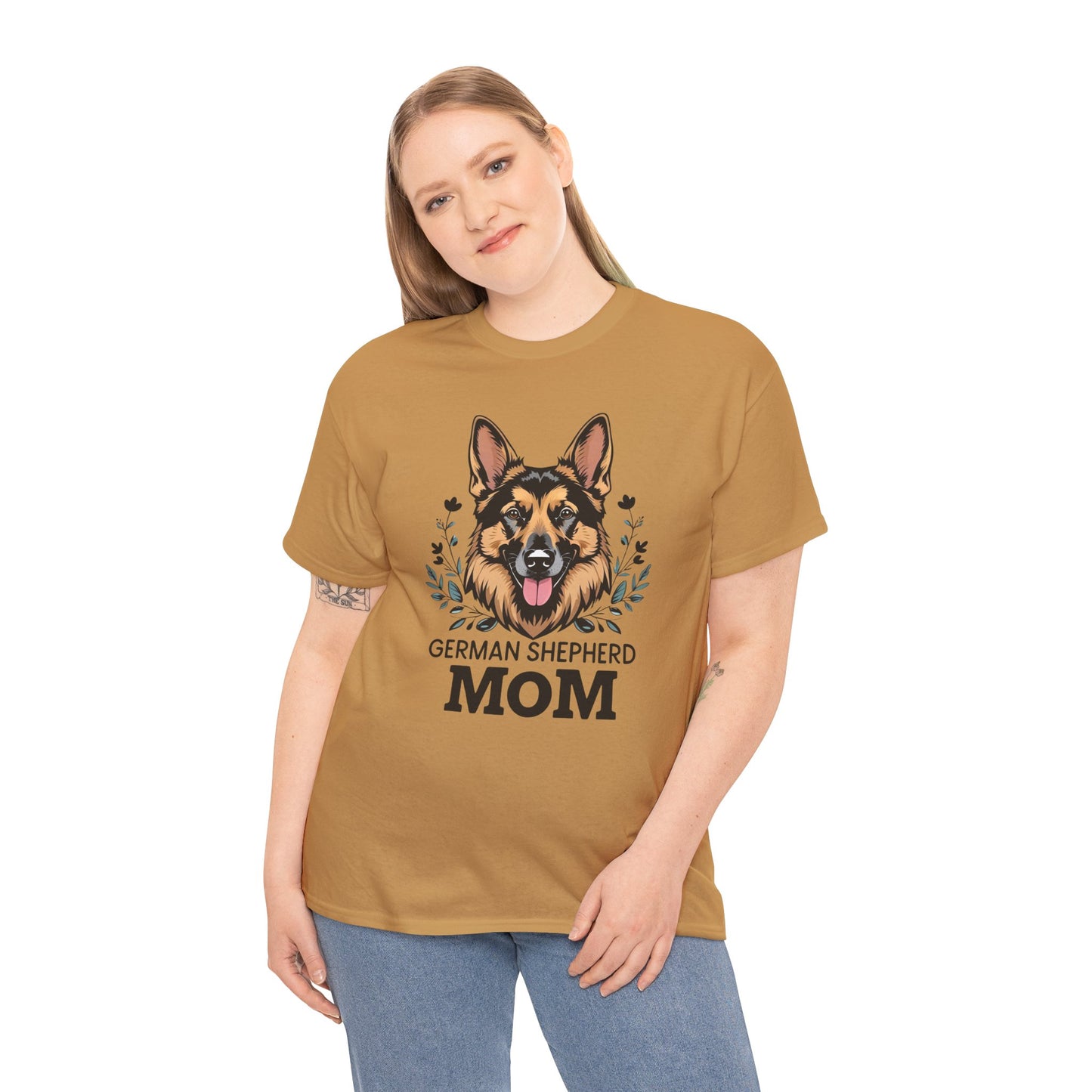 German Shepherd Mom Tee - Perfect Gift for Dog Lovers, Animal Lovers, Pet Parenthood, Birthday, Mother's Day