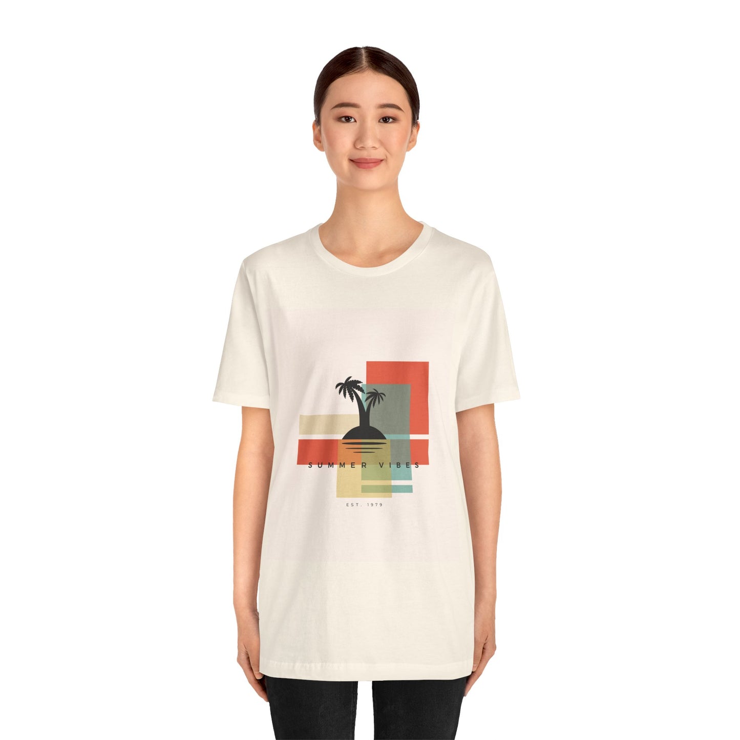 Tropical Sunset Tee, Summer Vibes Shirt, Vacation Outfit, Unisex Graphic Tee, Gift for Beach Lovers, Casual Wear