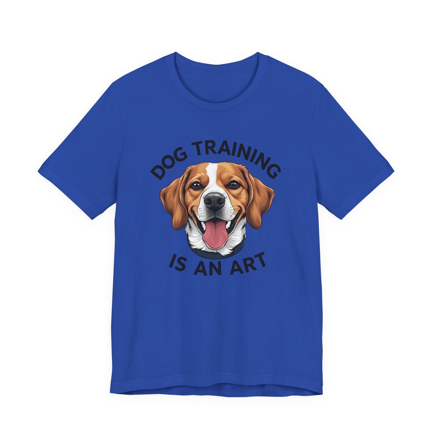 Dog Training is An Art Tee - Unisex Jersey Short Sleeve, Gift for Dog Lovers, Training T-Shirt, Dog Owner Apparel, Cute Canine Shirt