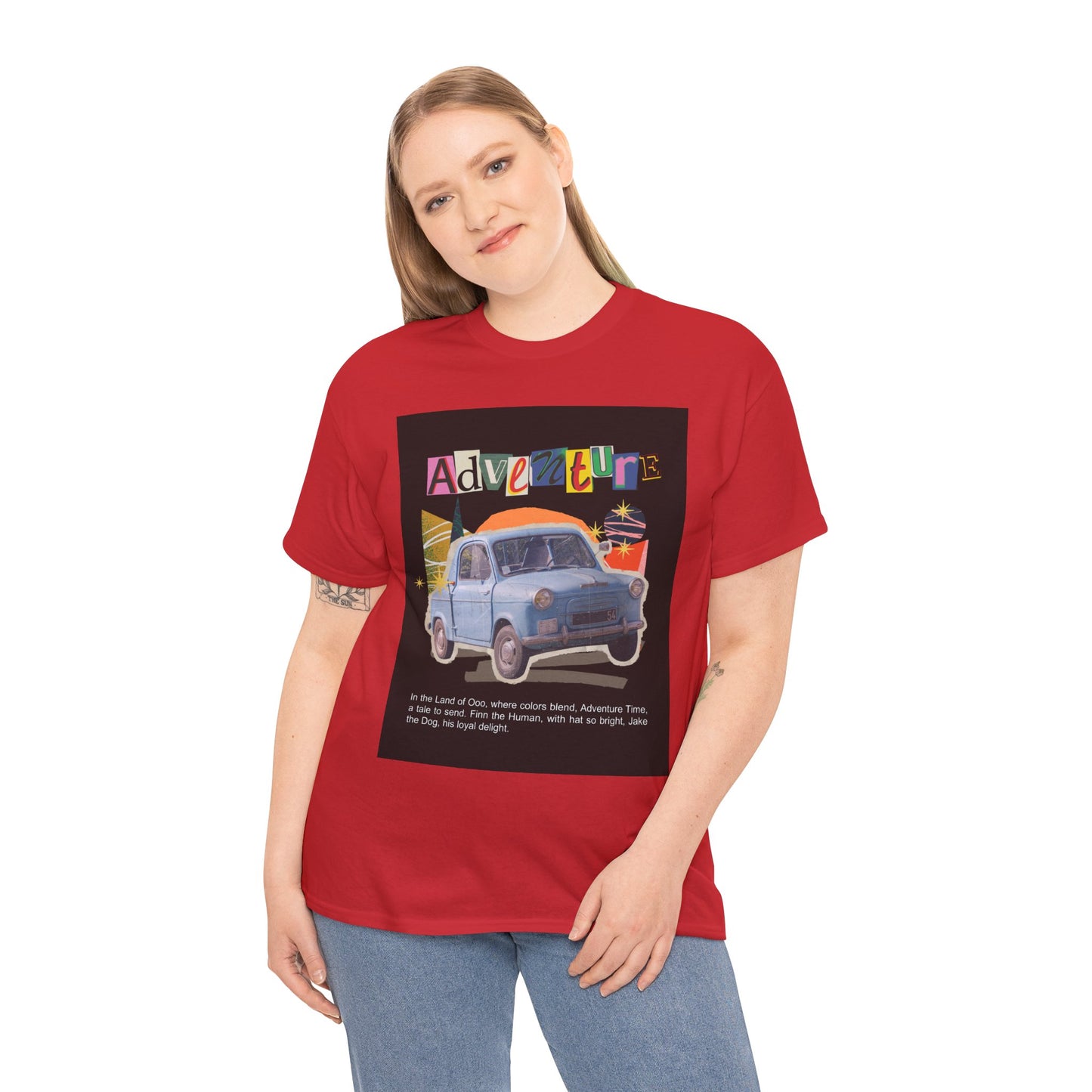 Adventure-Themed Unisex Cotton Tee, Retro Car Graphic Tee, Travel T-Shirt, Gift for Adventurers, Vintage Exploration Top