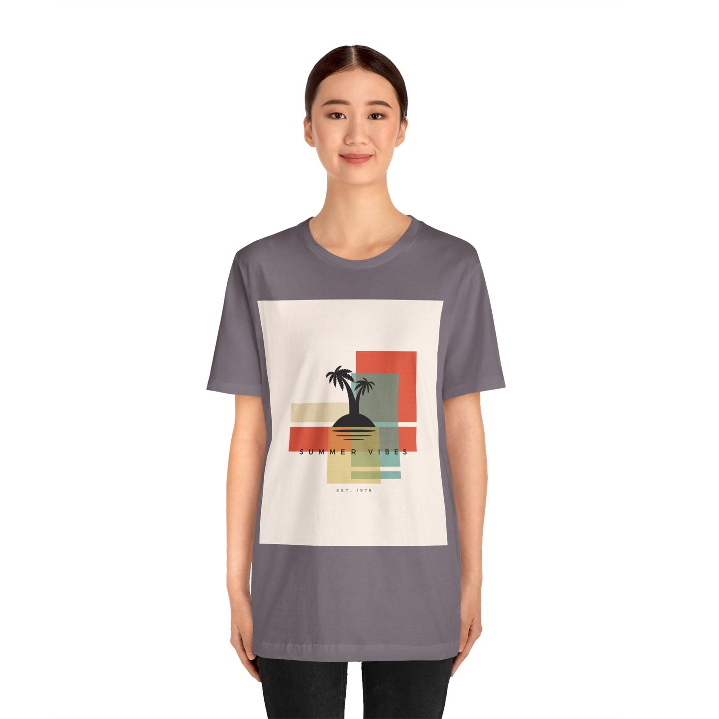 Tropical Sunset Tee, Summer Vibes Shirt, Vacation Outfit, Unisex Graphic Tee, Gift for Beach Lovers, Casual Wear