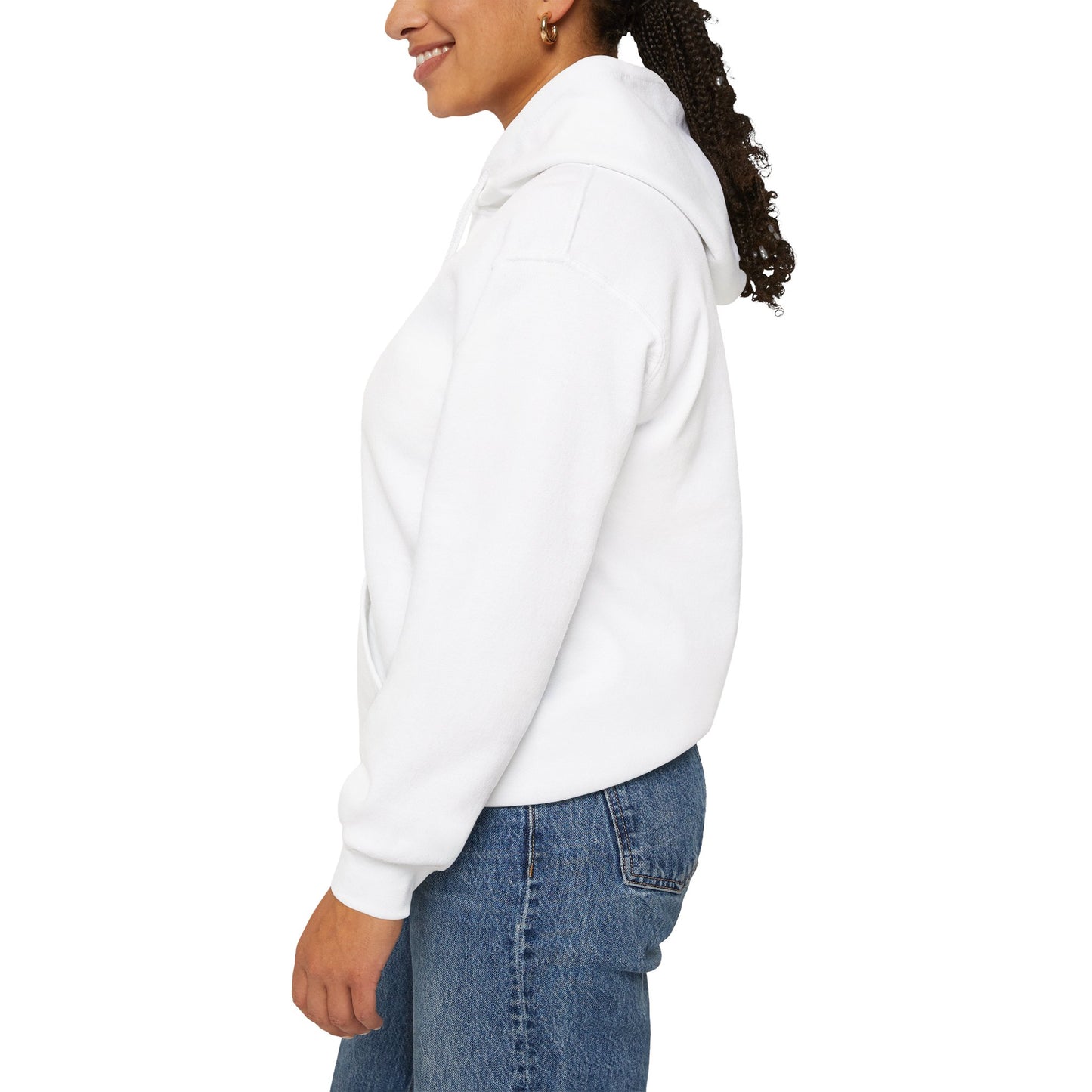 A Unisex Hoodie With Close Up of Working German Shepherd Mouth Opened