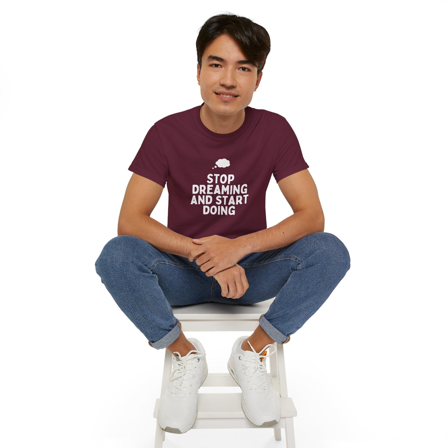 Motivational Quote T-Shirt - Unisex Ultra Cotton Tee, Dreamers, Doers, Positive Vibes, Inspirational Gift, Everyday Wear, Casual Style