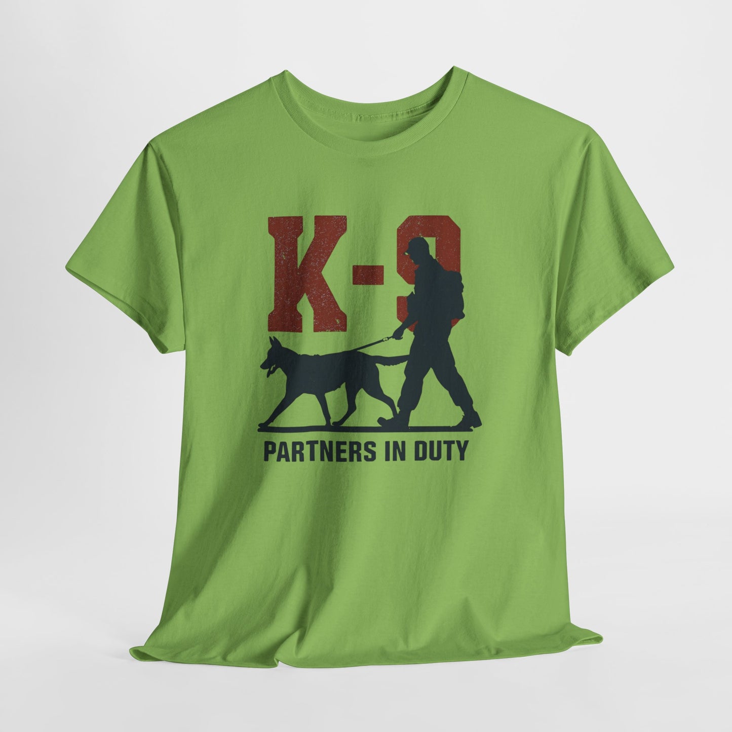 K-9 Partners in Duty Tee, Dog Handler T-Shirt, Dog Lover Tee, Police Dog Apparel, Dog Owner T-Shirt