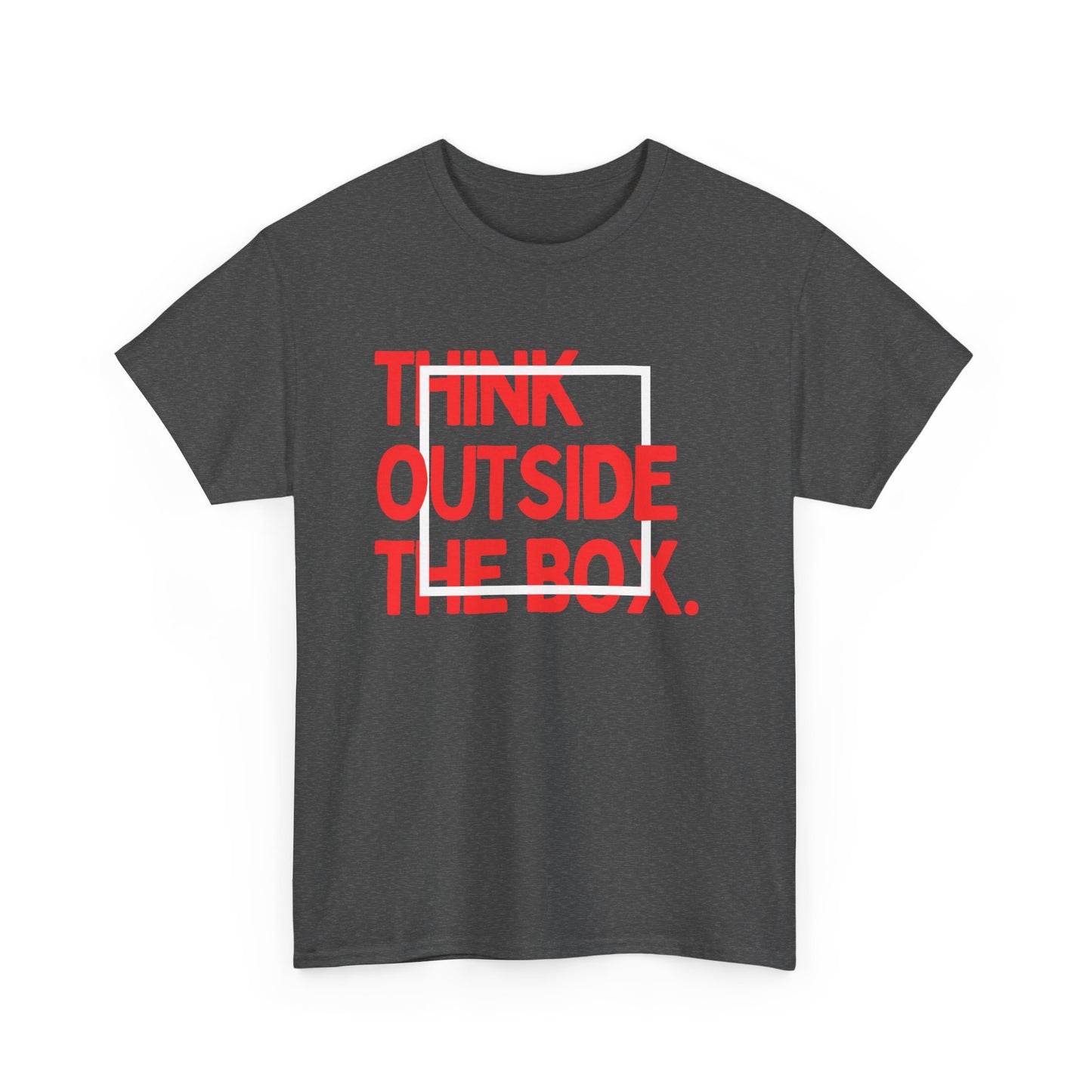 Creative Thinking Unisex Cotton Tee - Thin Out of Box, Inspirational Shirt, Motivational Gifts, Trendy Top for All Occasions, Perfect for Dreamers