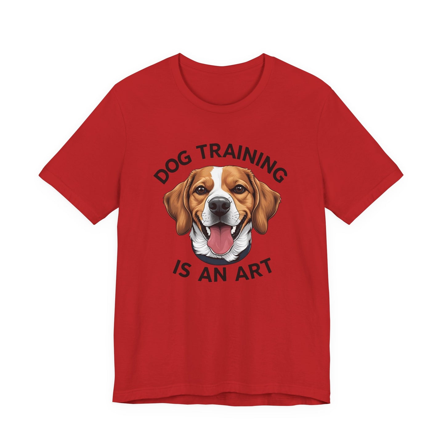 Dog Training is An Art Tee - Unisex Jersey Short Sleeve, Gift for Dog Lovers, Training T-Shirt, Dog Owner Apparel, Cute Canine Shirt