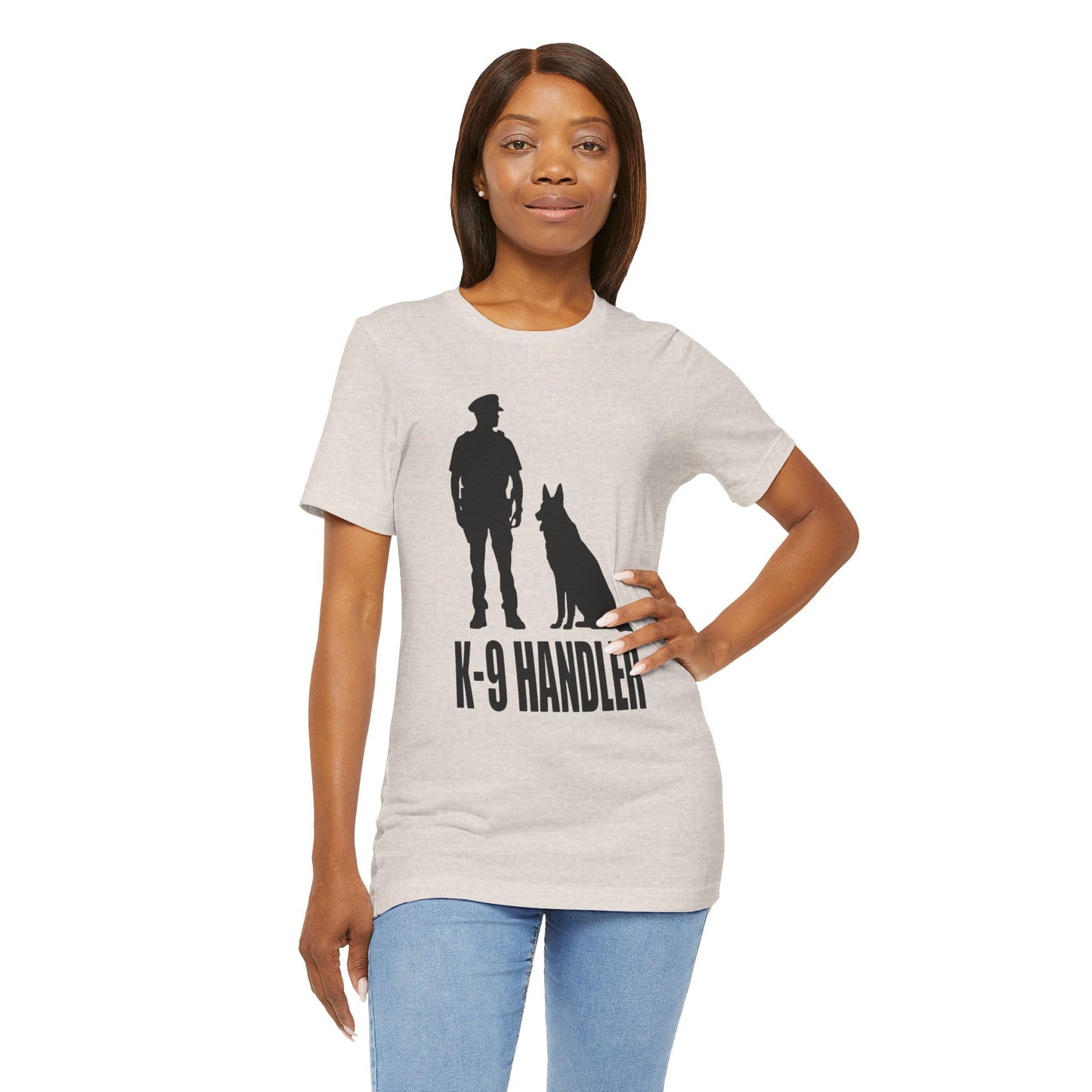 K9 Handler Unisex Tee, Dog Lover Gift, Pet Handler Shirt, Animal Advocate Apparel, Canine Enthusiast Top, Training Gear