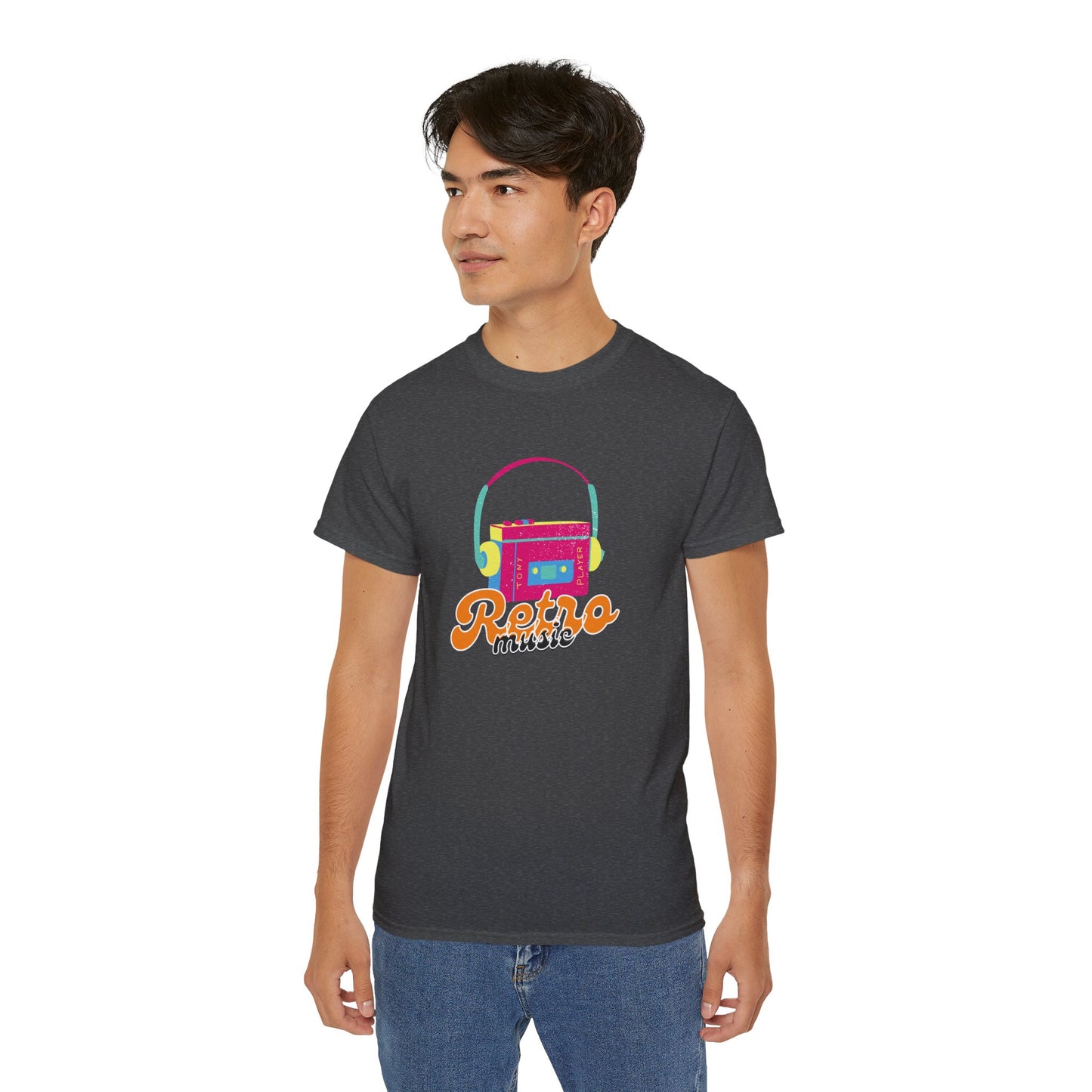 Retro Music Unisex Tee, Vintage Style Shirt, 80s Music Lover Gift, Casual Wear, Festival Outfit, Music Party T-Shirt