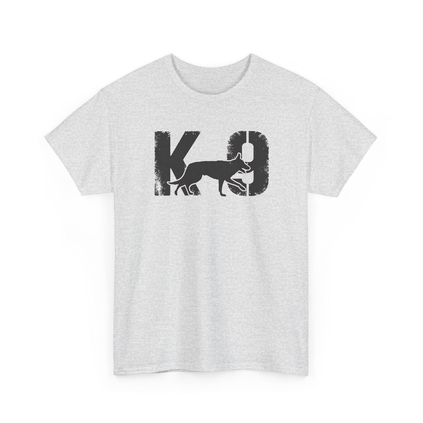 K-9 Dog Lover's Unisex Heavy Cotton Tee | T-Shirt for K-9 Handler | Dog Between K and 9 Design