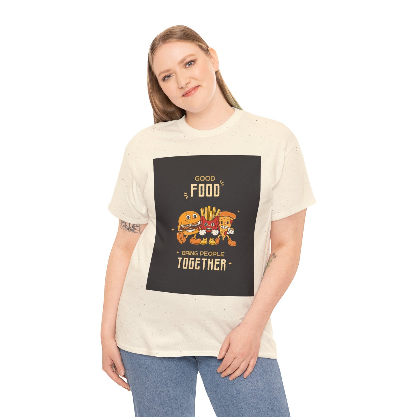 Good Food Unisex Tee | Fun Foodie Shirt, Gift for Food Lovers, Casual Wear, Kitchen Humor, BBQ Party