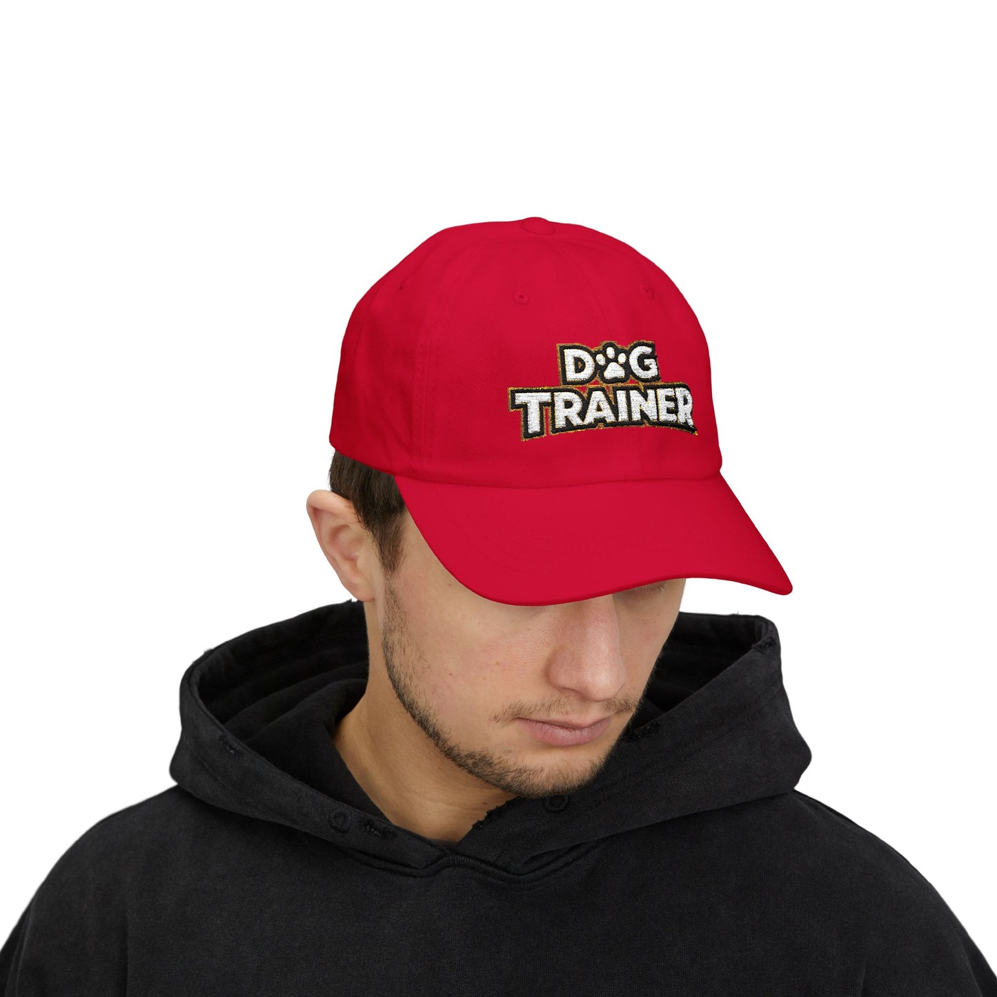 Embroidered Dog Trainer Classic Dad Cap, Adjustable Baseball Cap, Dog Owner Accessory